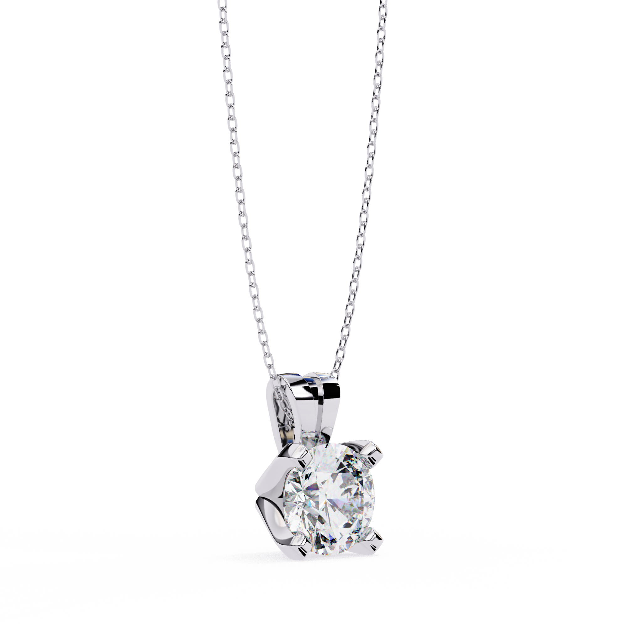Violetta Solitaire Pendant