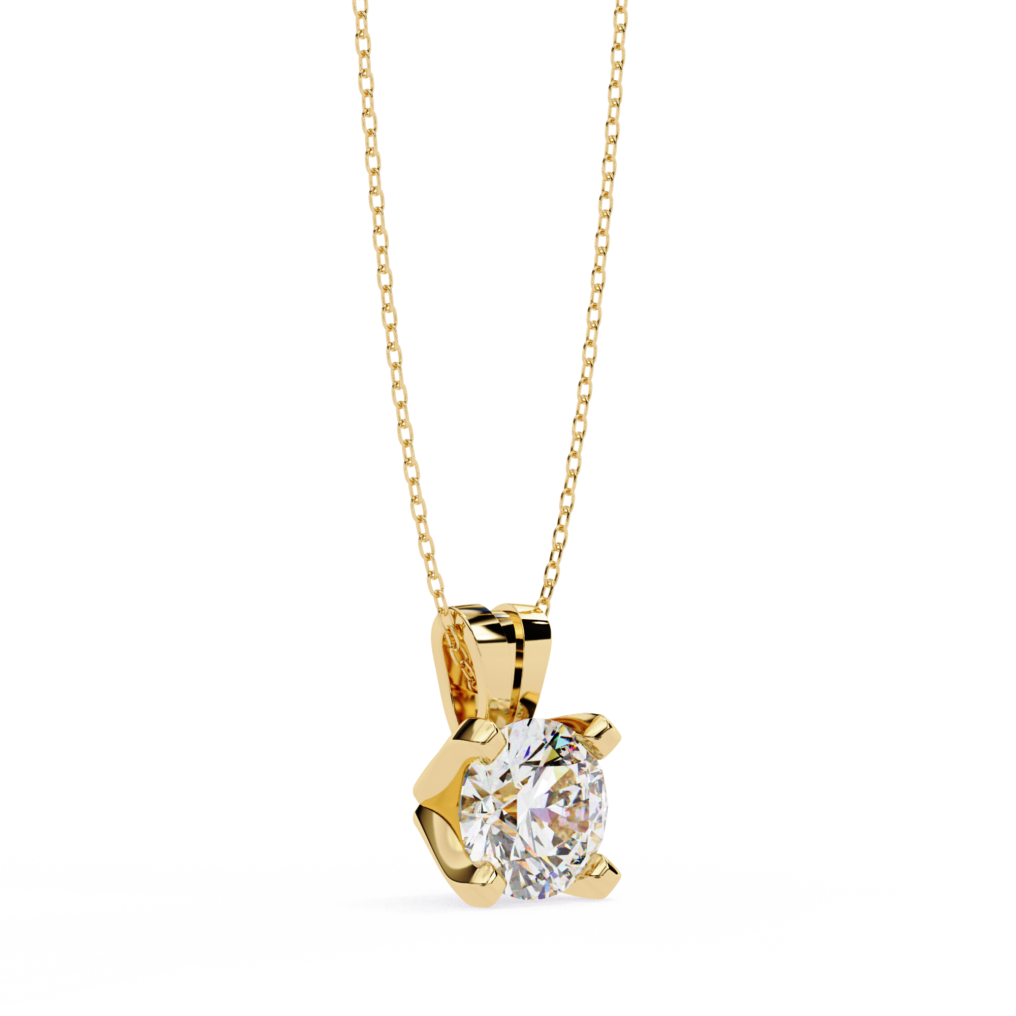Violetta Solitaire Pendant