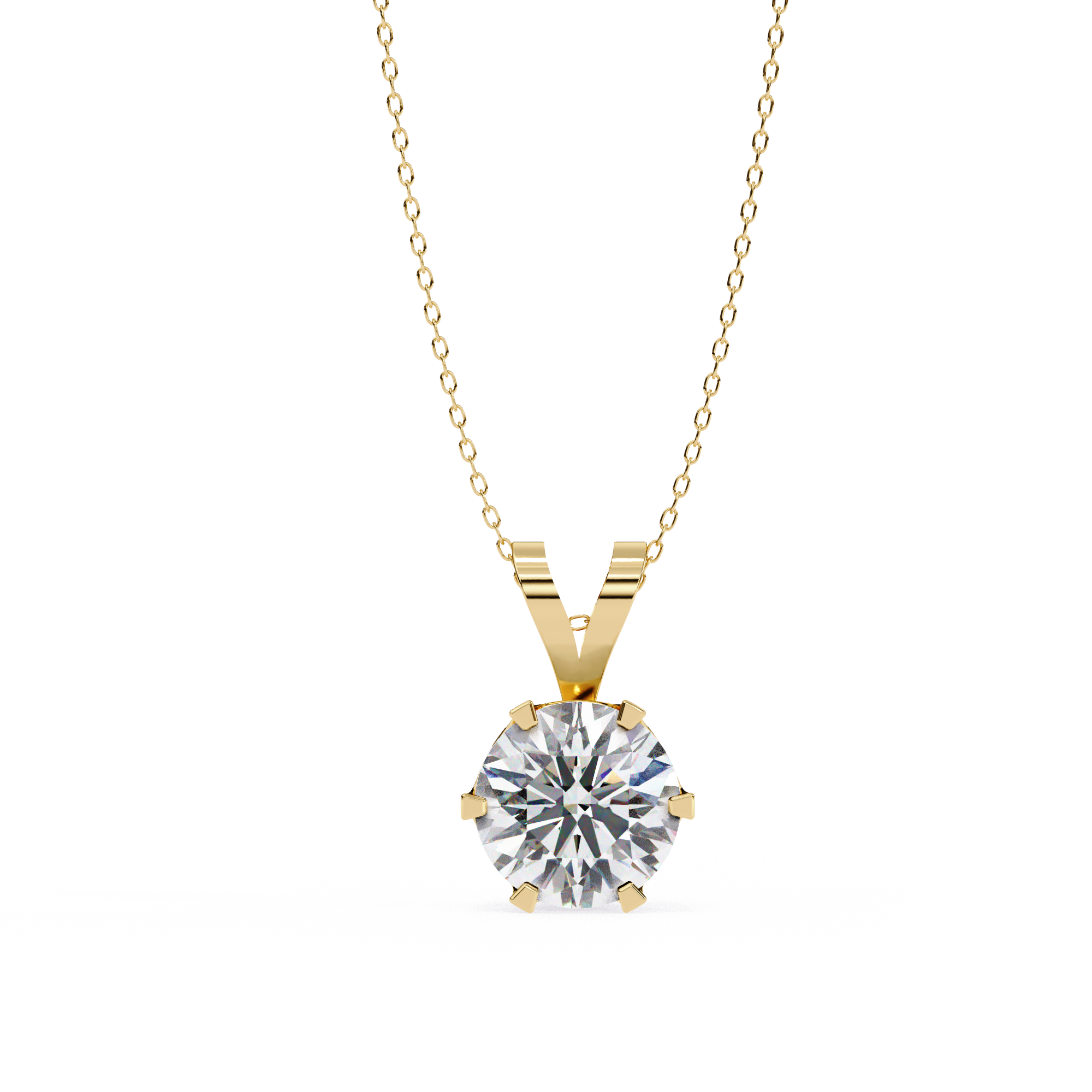 Skylar Solitaire Pendant