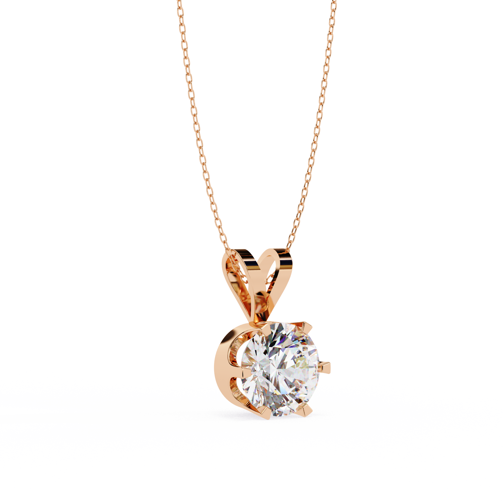 Skylar Solitaire Pendant
