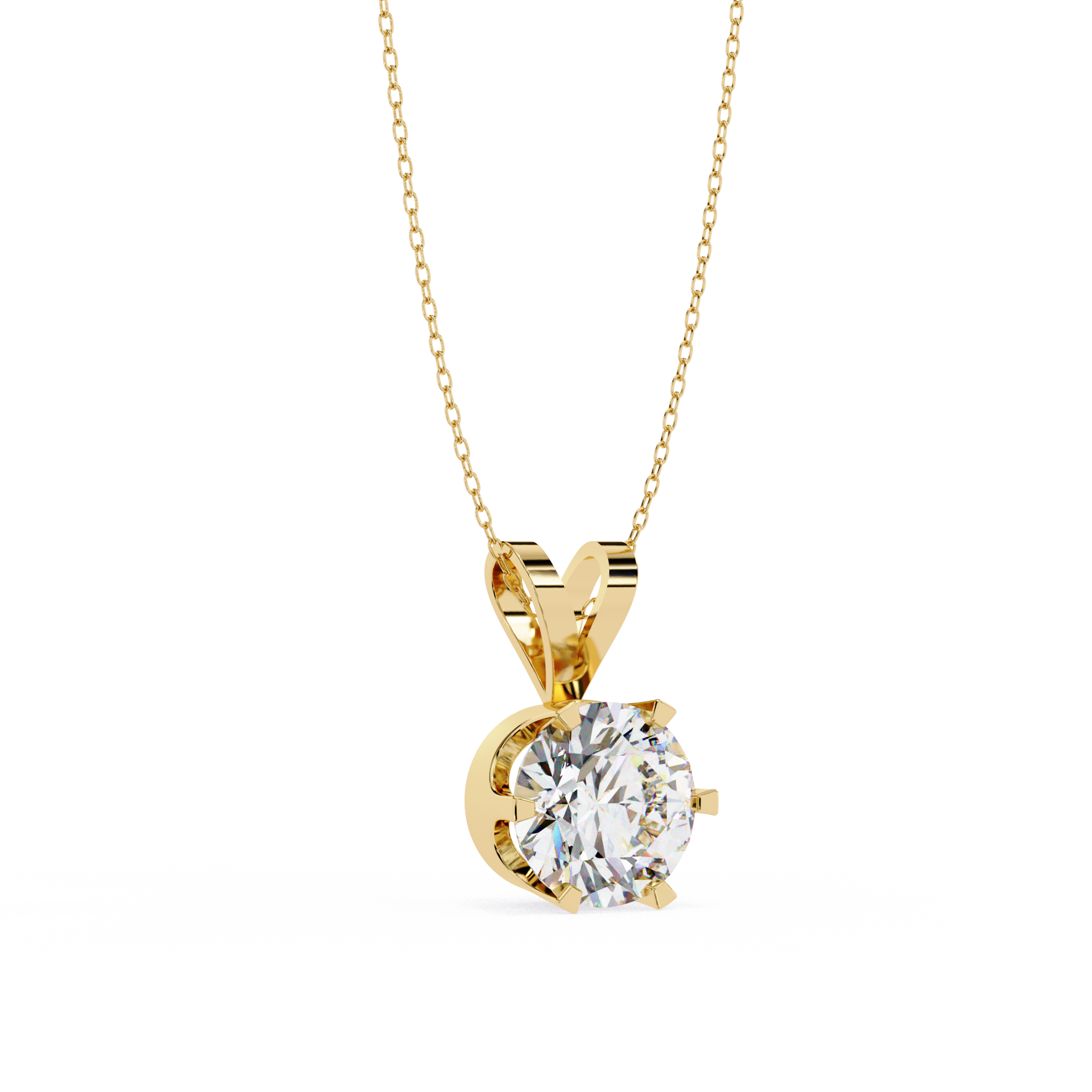 Skylar Solitaire Pendant