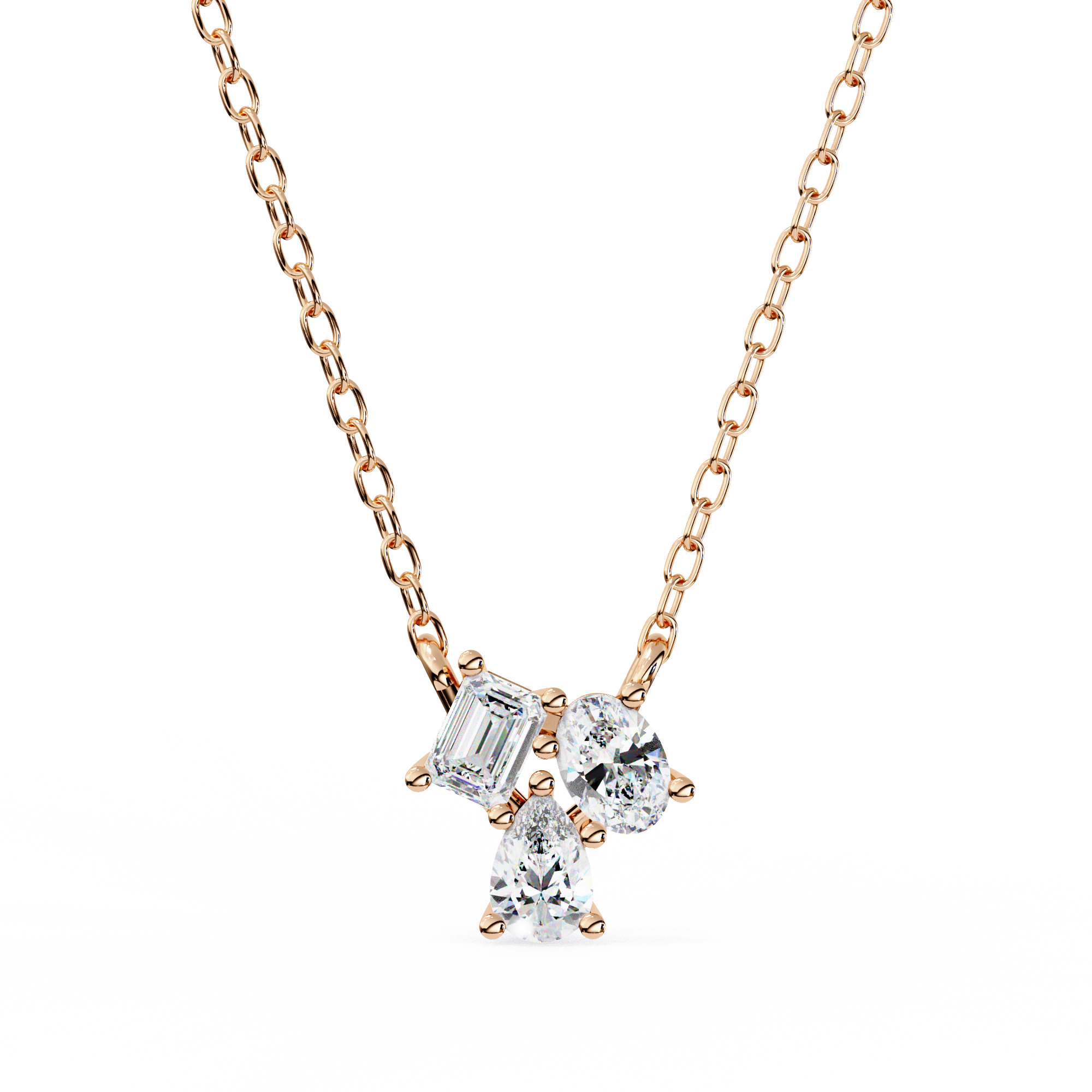 Gianna Three Sone Pendant