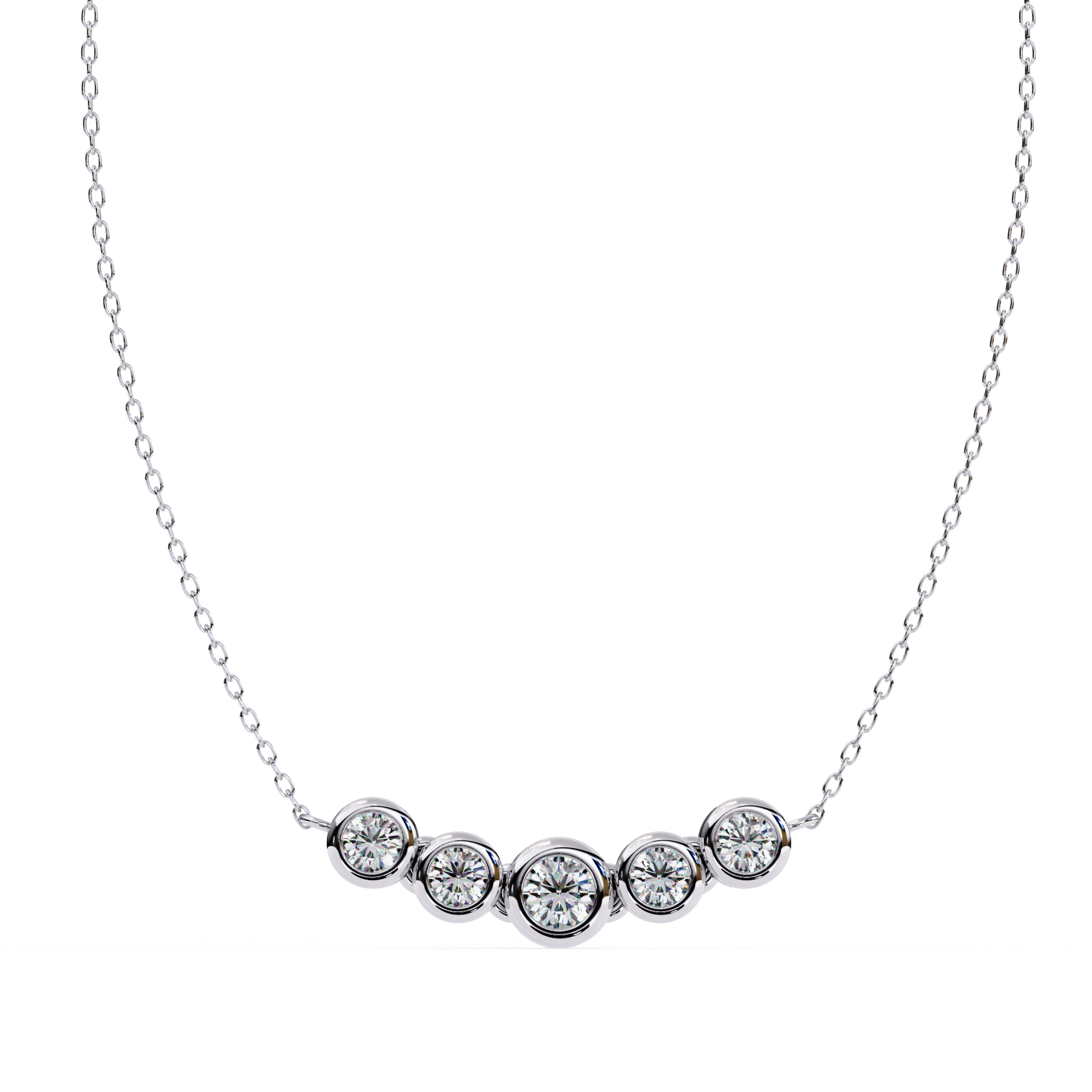 River Diamond Pendant
