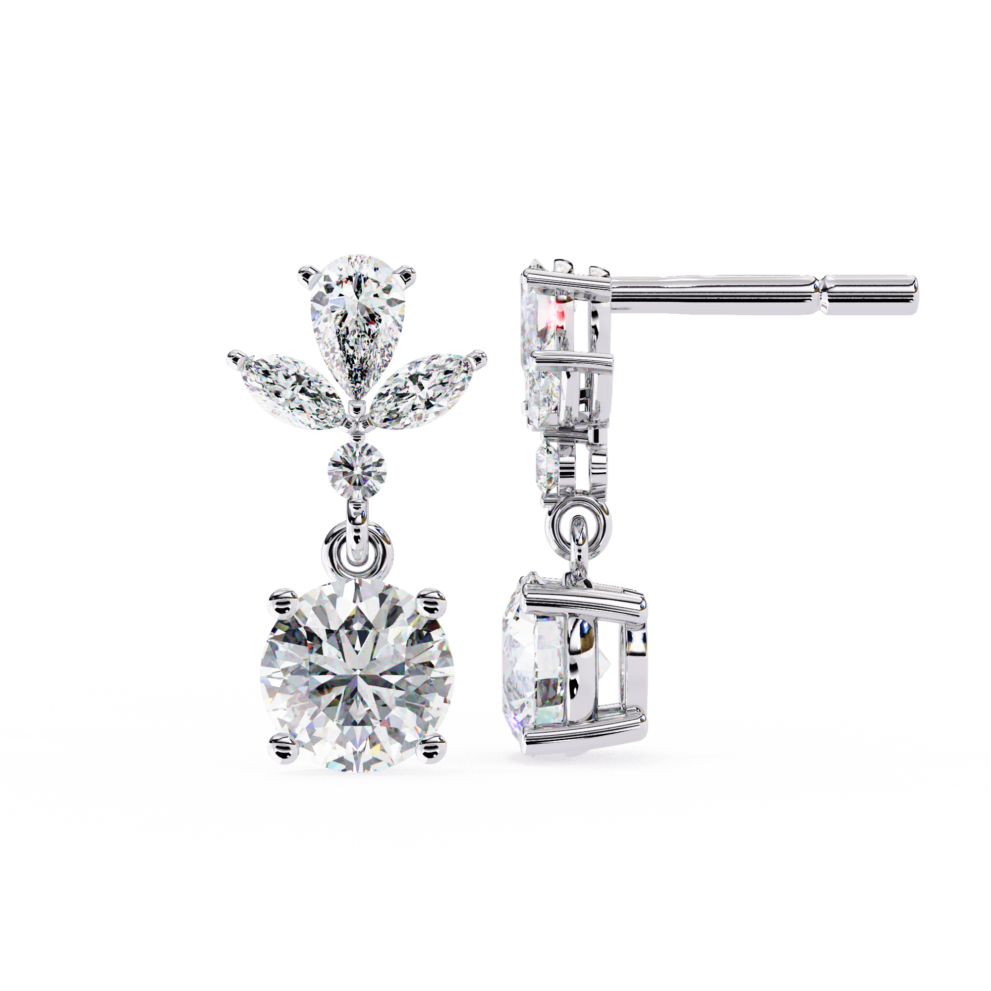 Isabella Solitaire Earring