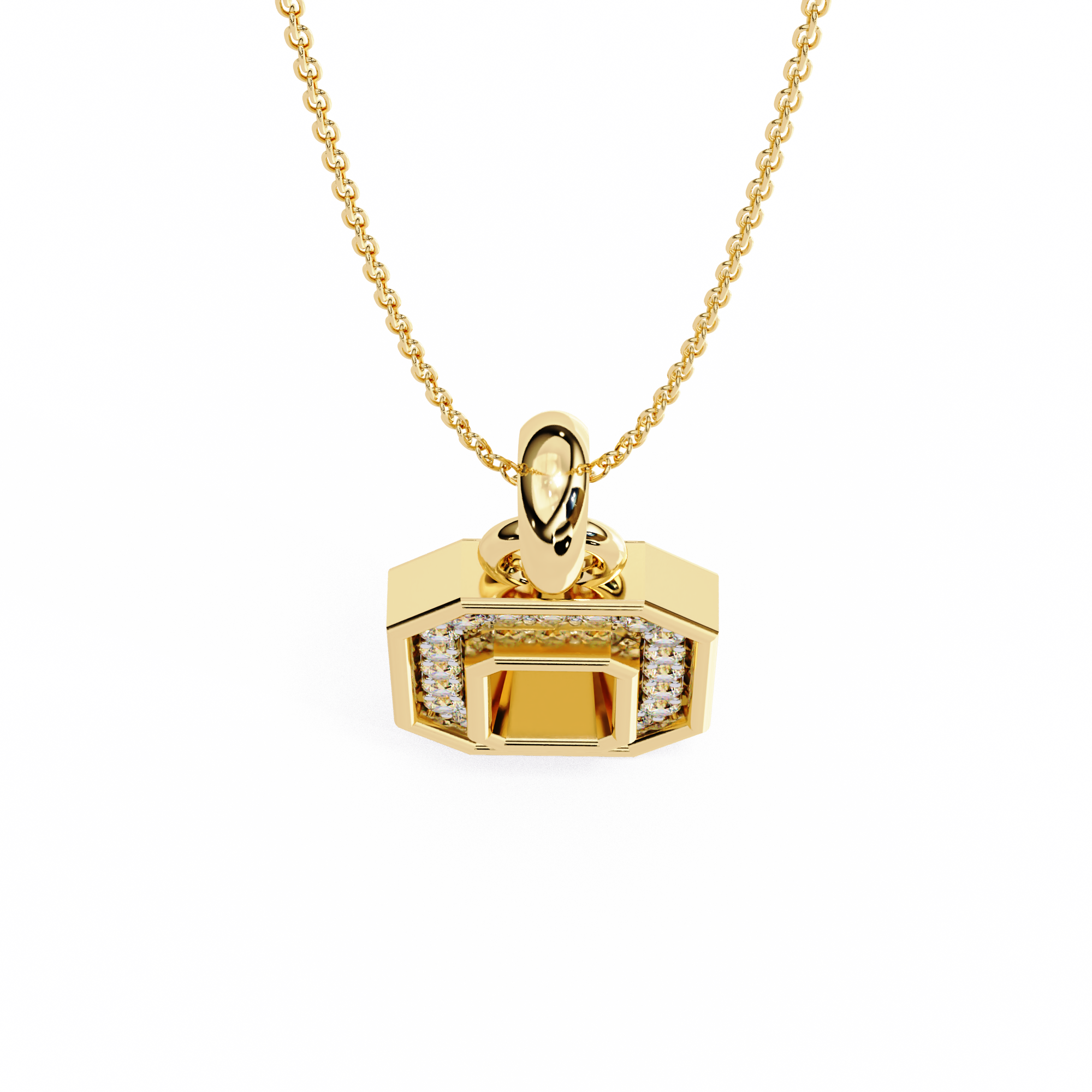 Ruby Solitaire Pendant