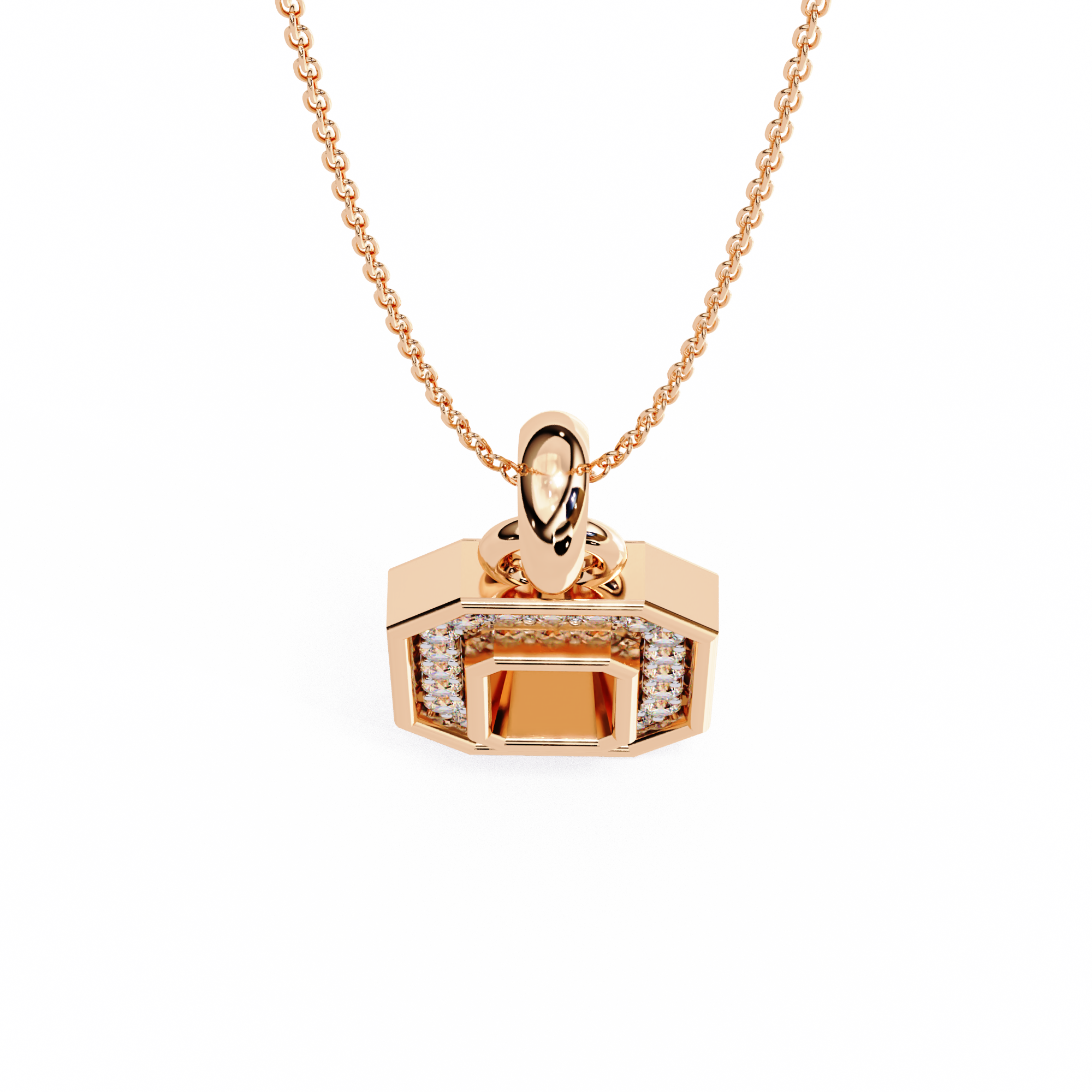 Ruby Solitaire Pendant