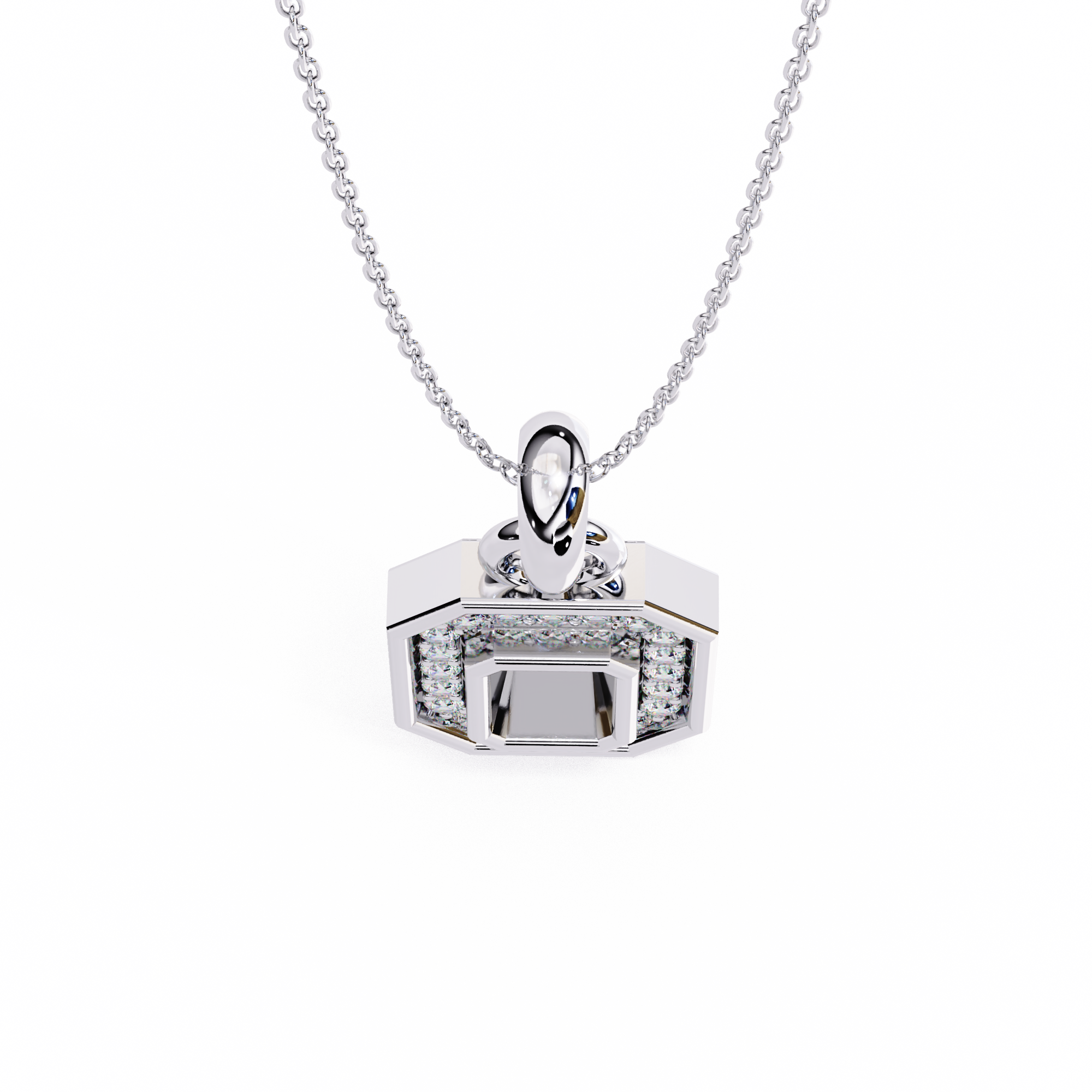 Ruby Solitaire Pendant