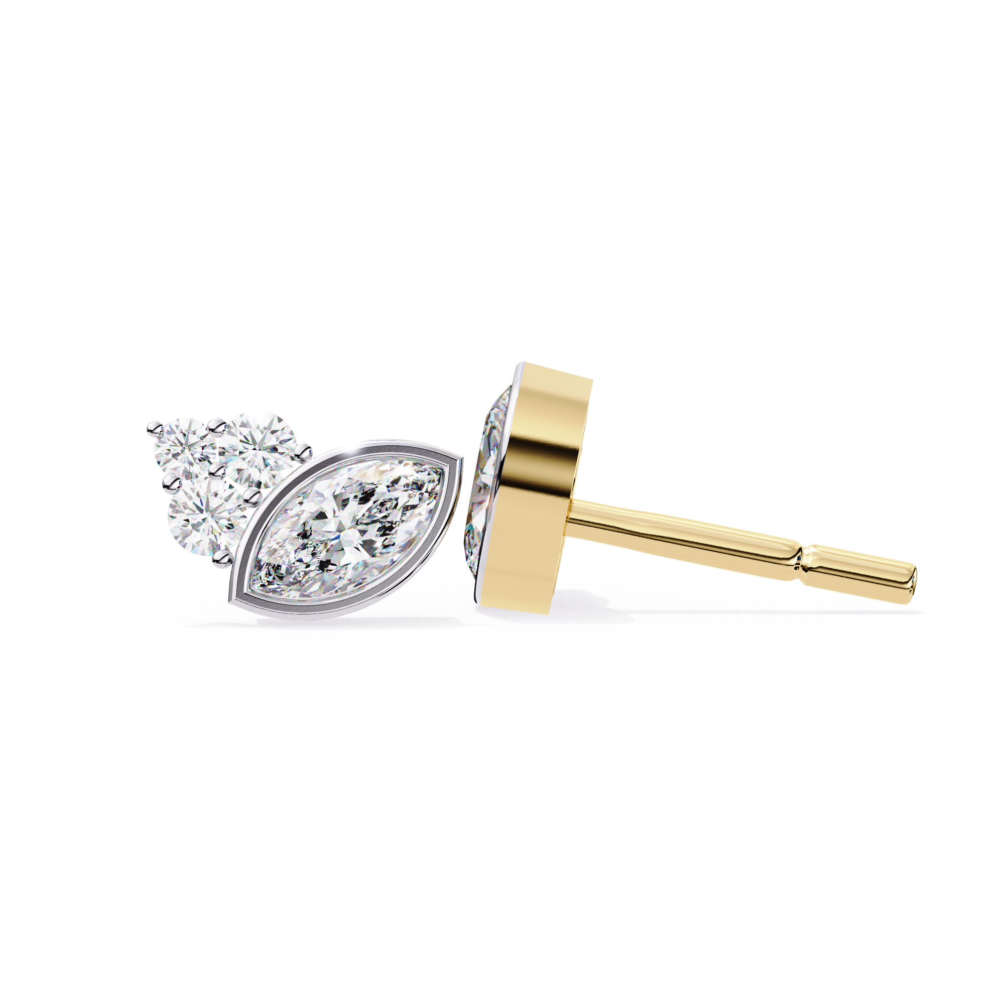 Bernice Solitaire Earring