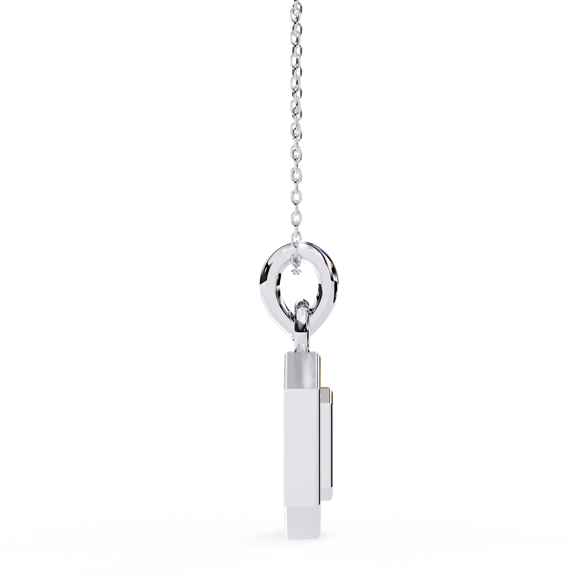 Ruby Solitaire Pendant