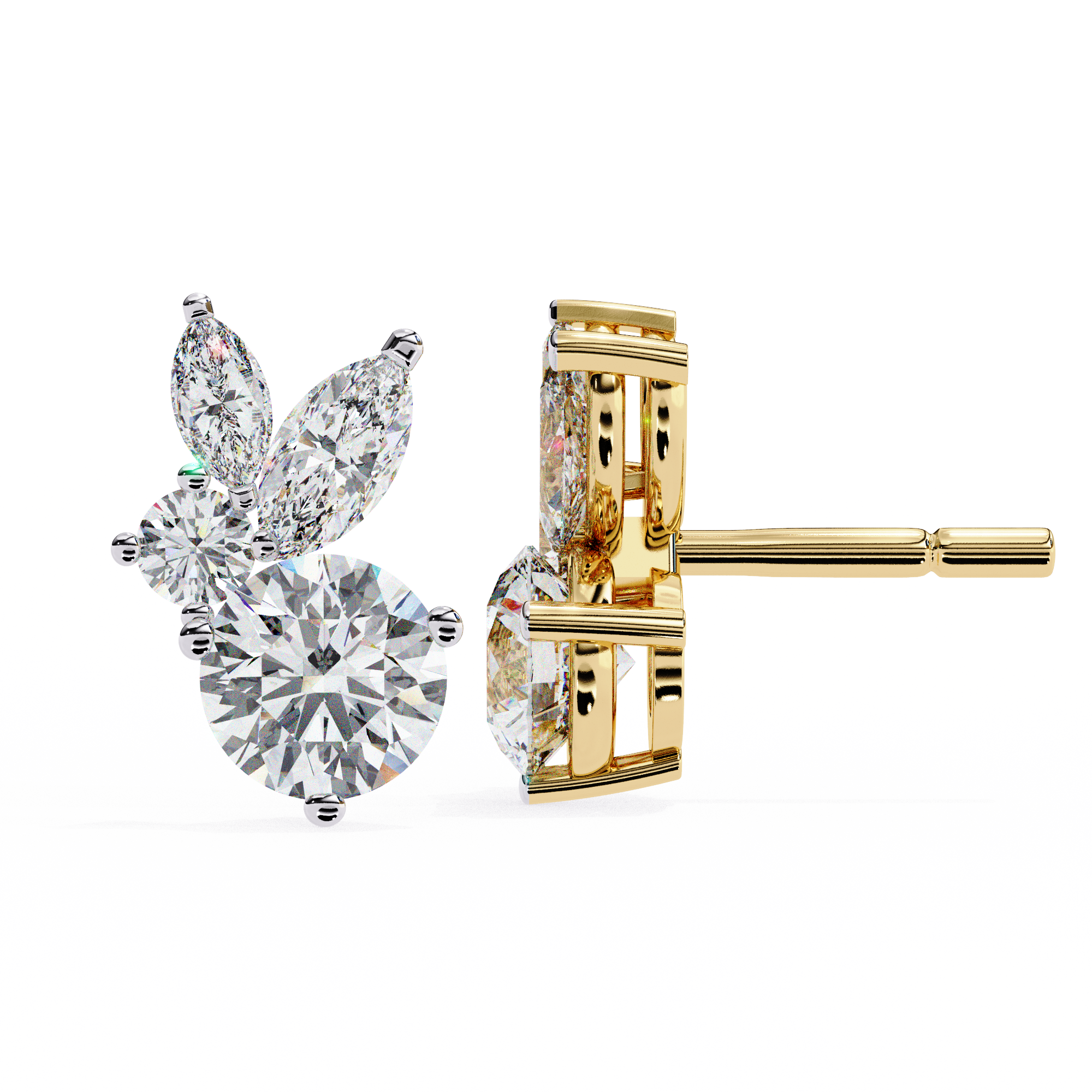 Jemima Solitaire Earring