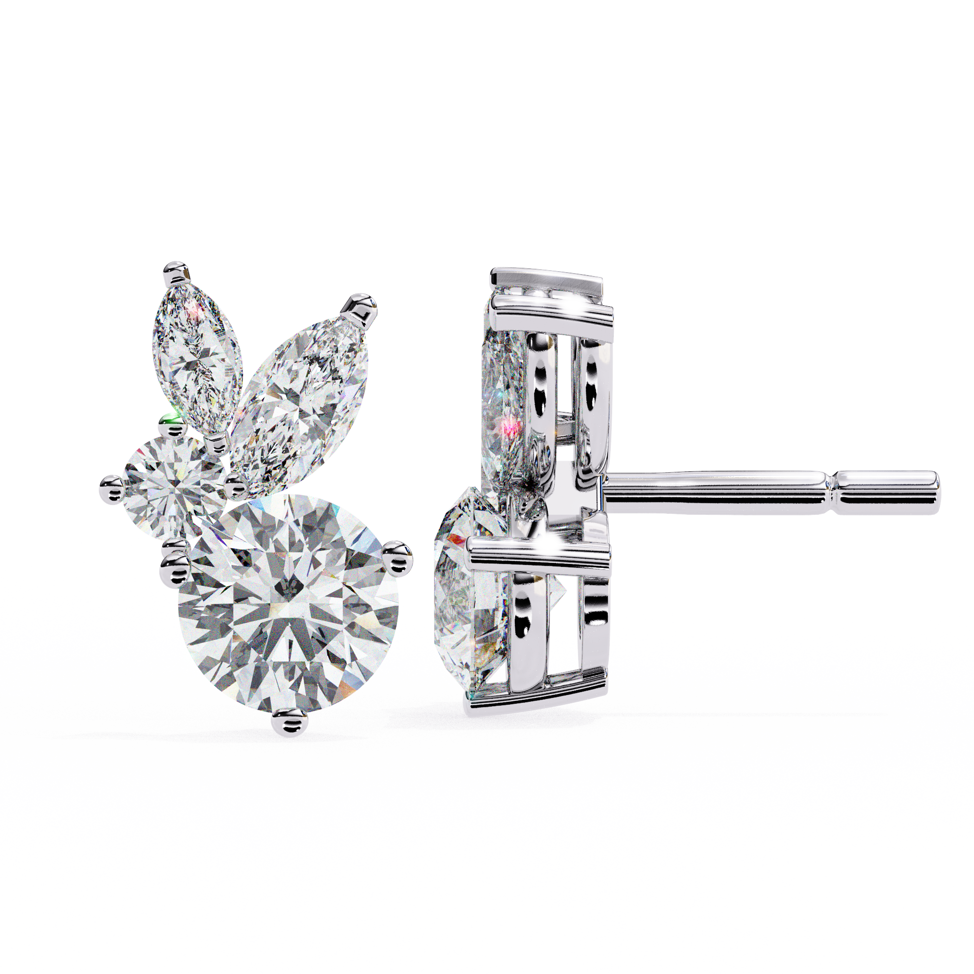 Jemima Solitaire Earring