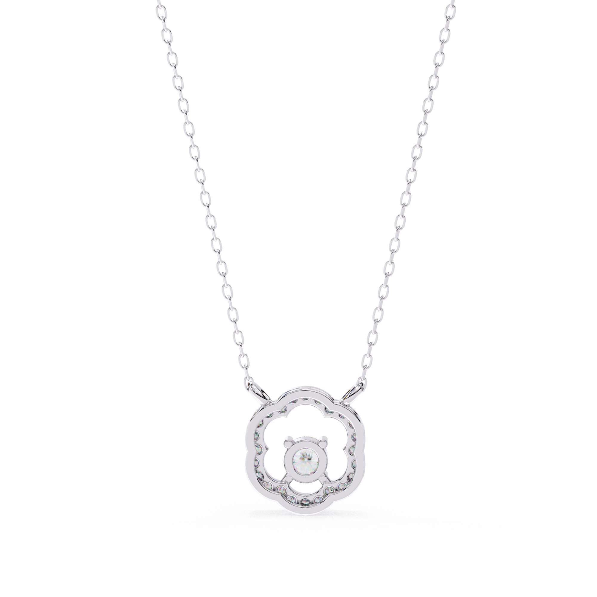 Paisley Solitaire Pendant