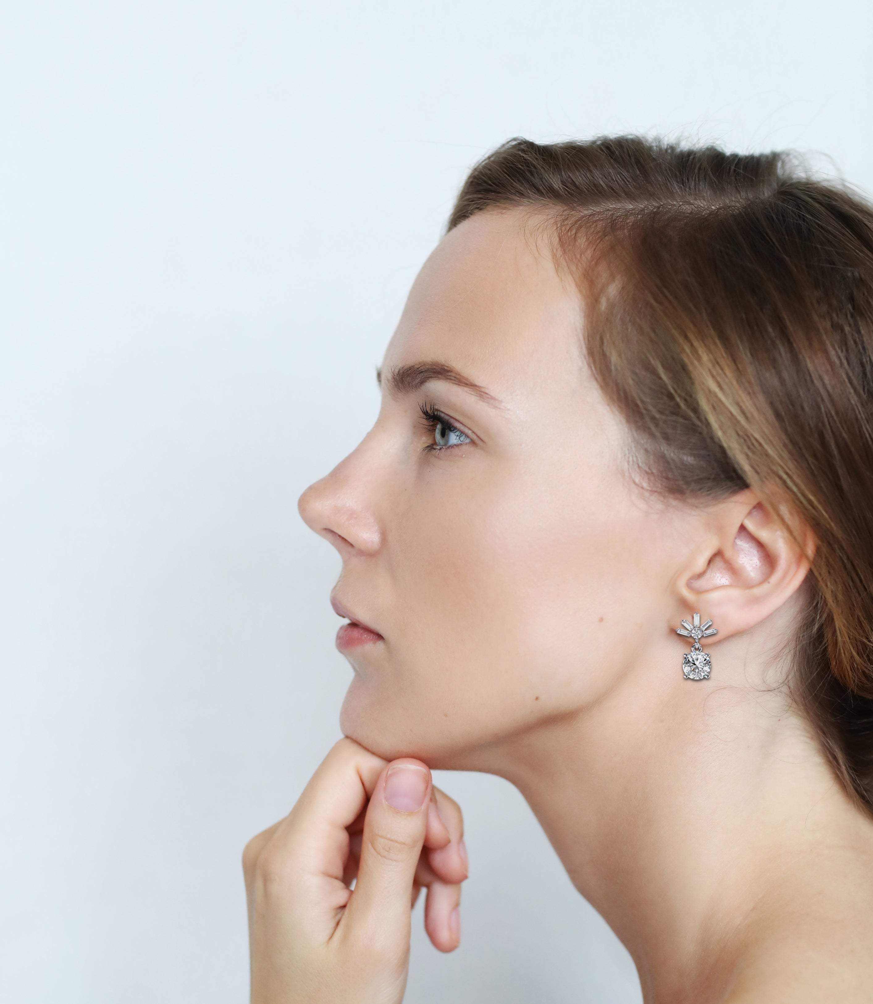 Bethany Solitaire Earring
