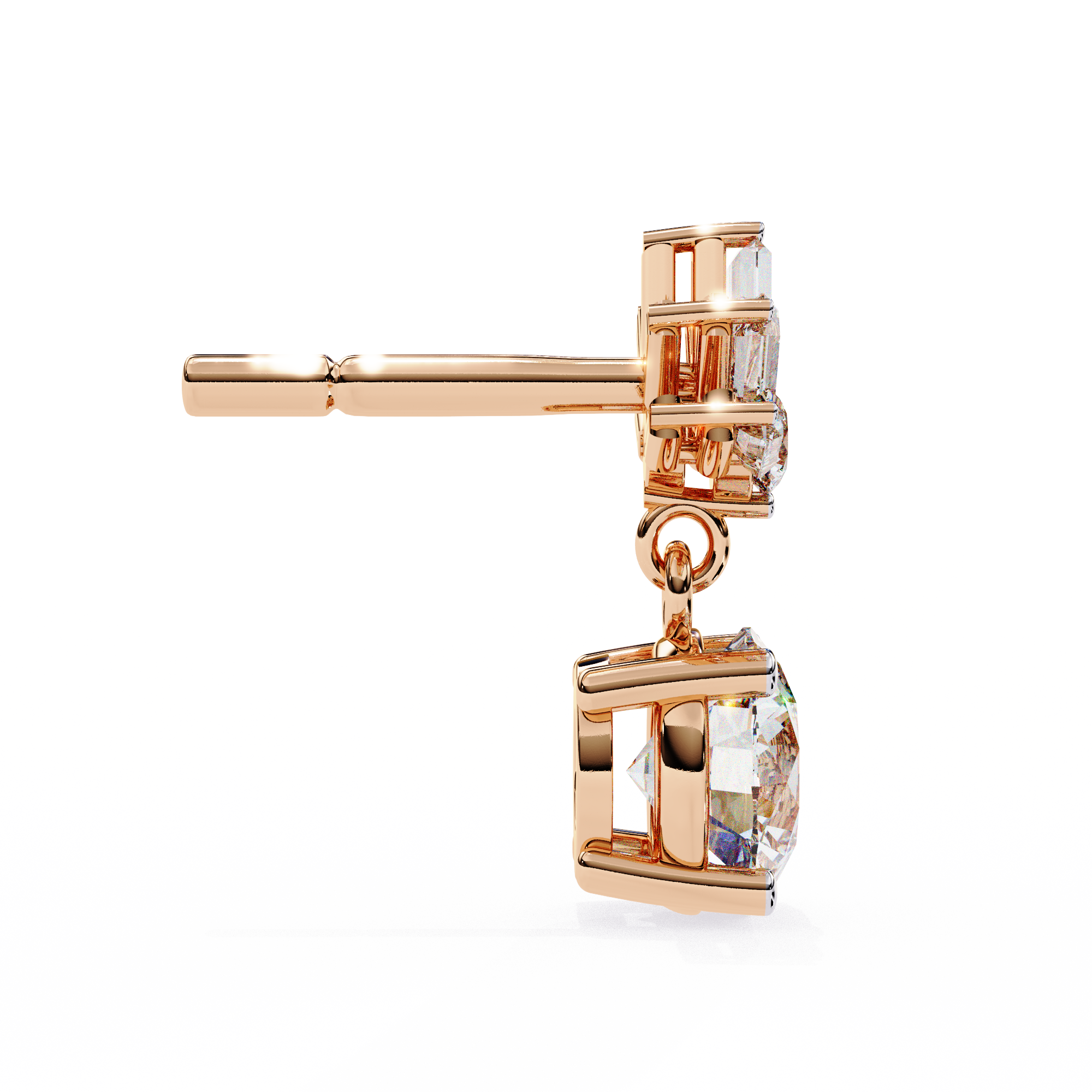 Bethany Solitaire Earring