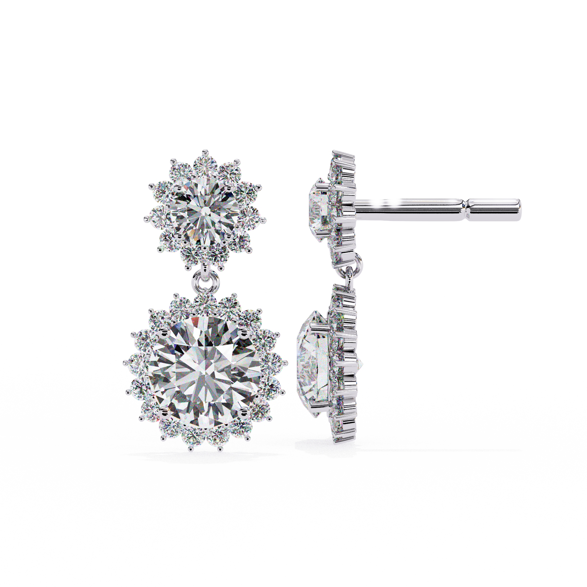 Brigitte Solitaire Earring