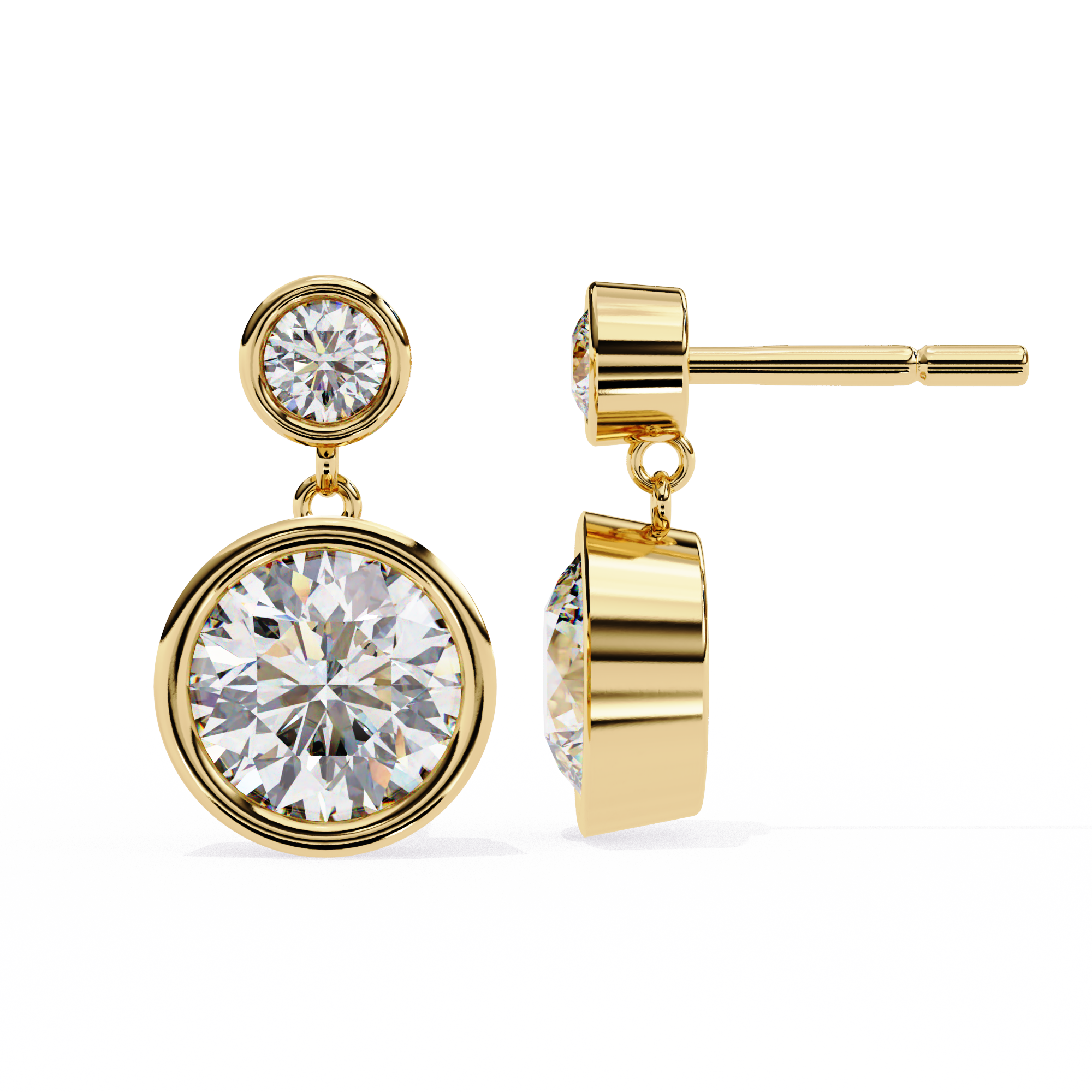 Evangeline Solitaire Earring