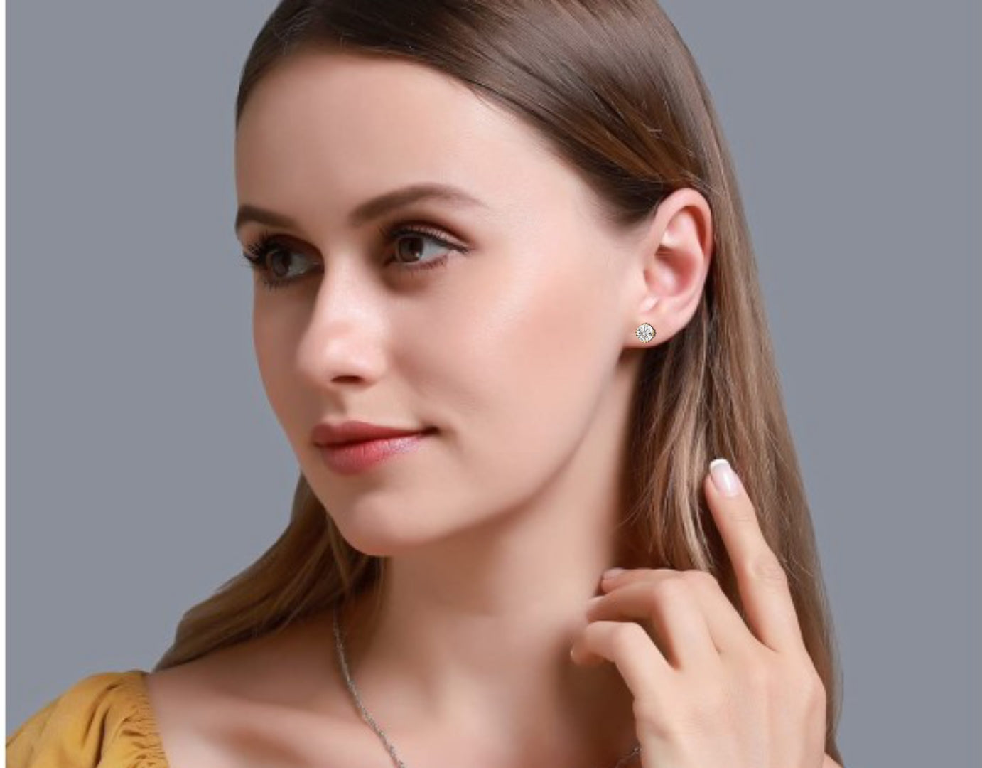 Gabriella Solitaire Earring