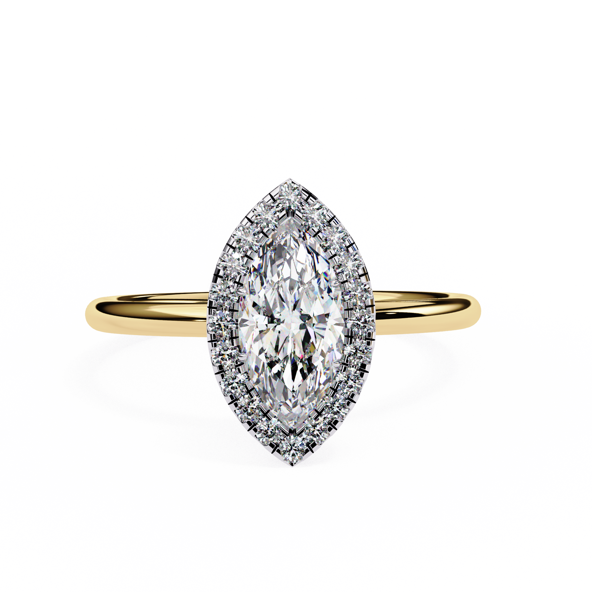 Cassie Halo Ring