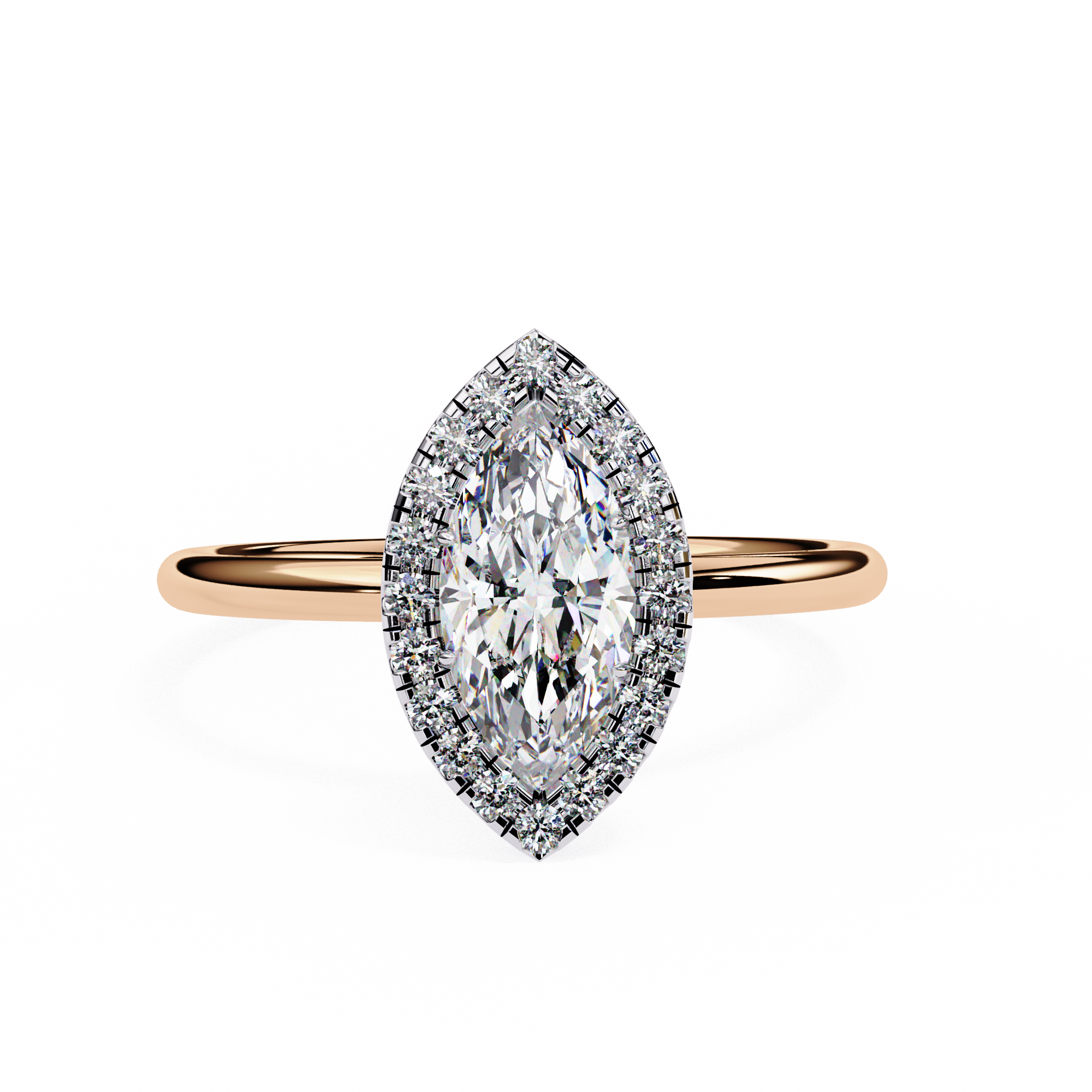 Cassie Halo Ring