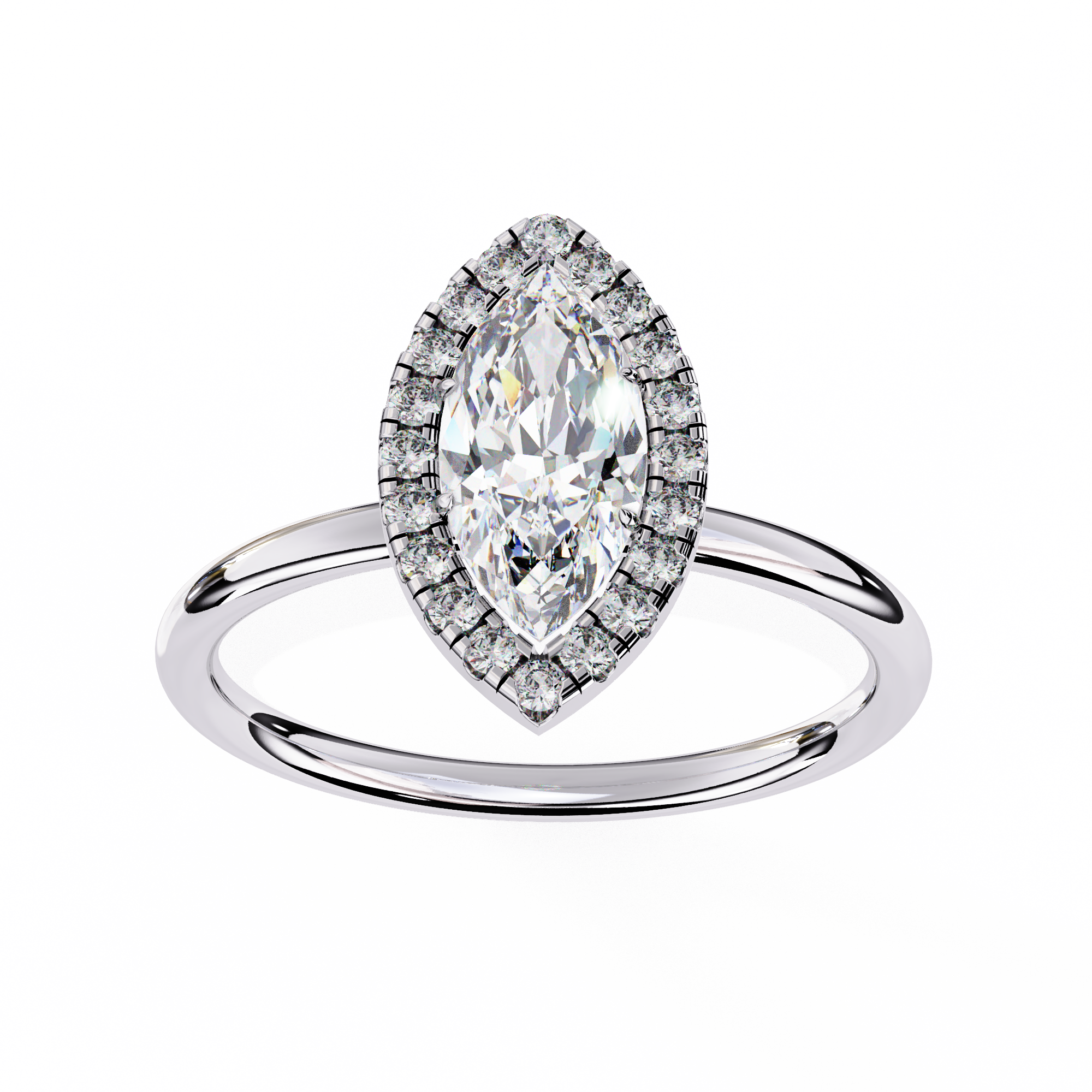 Cassie Halo Ring