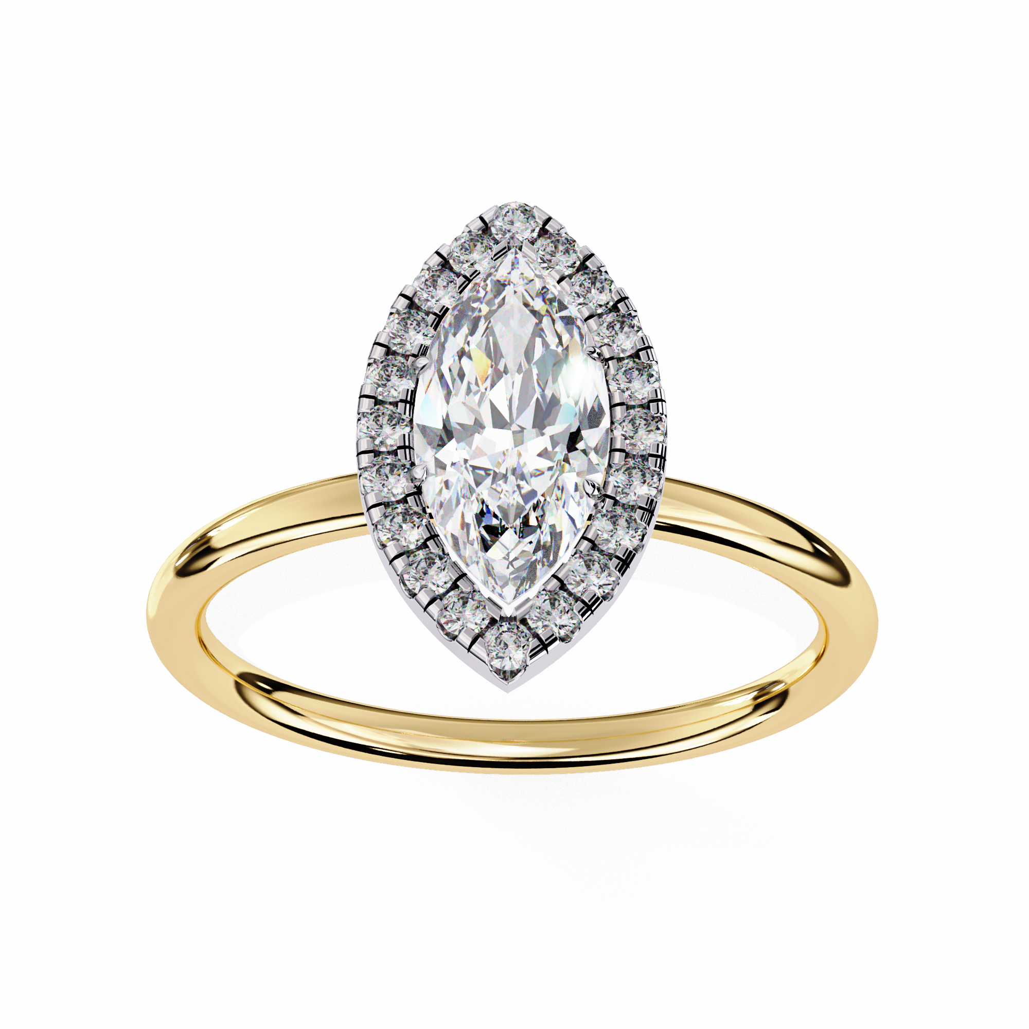 Cassie Halo Ring