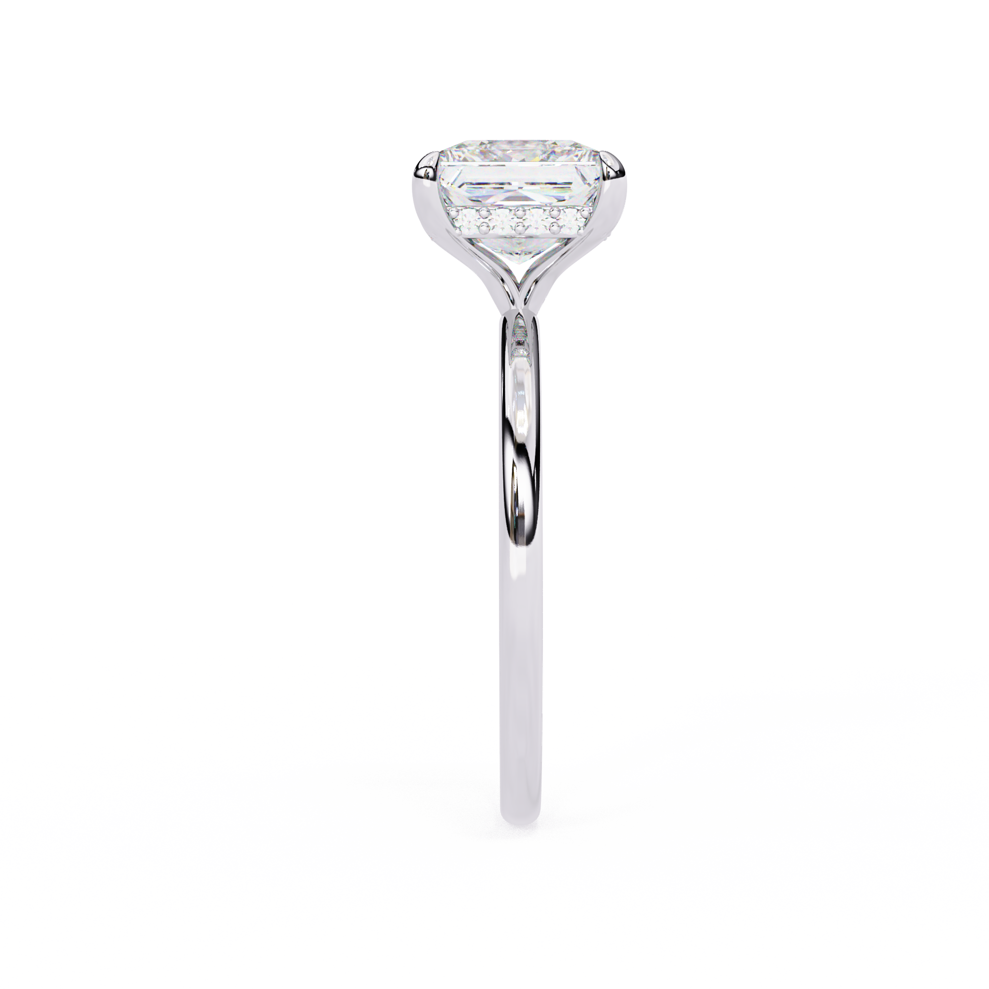 Luna Solitaire Ring