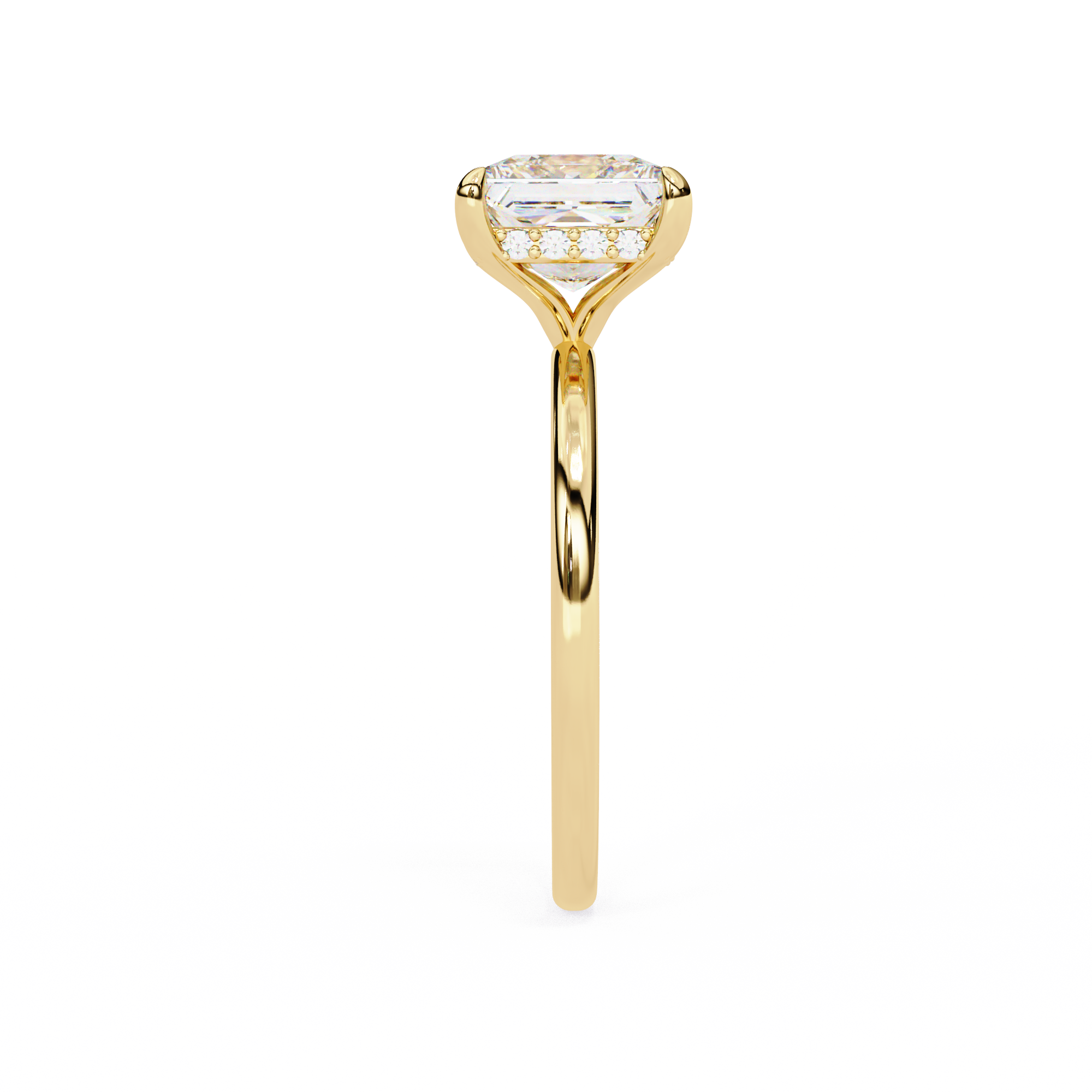 Luna Solitaire Ring