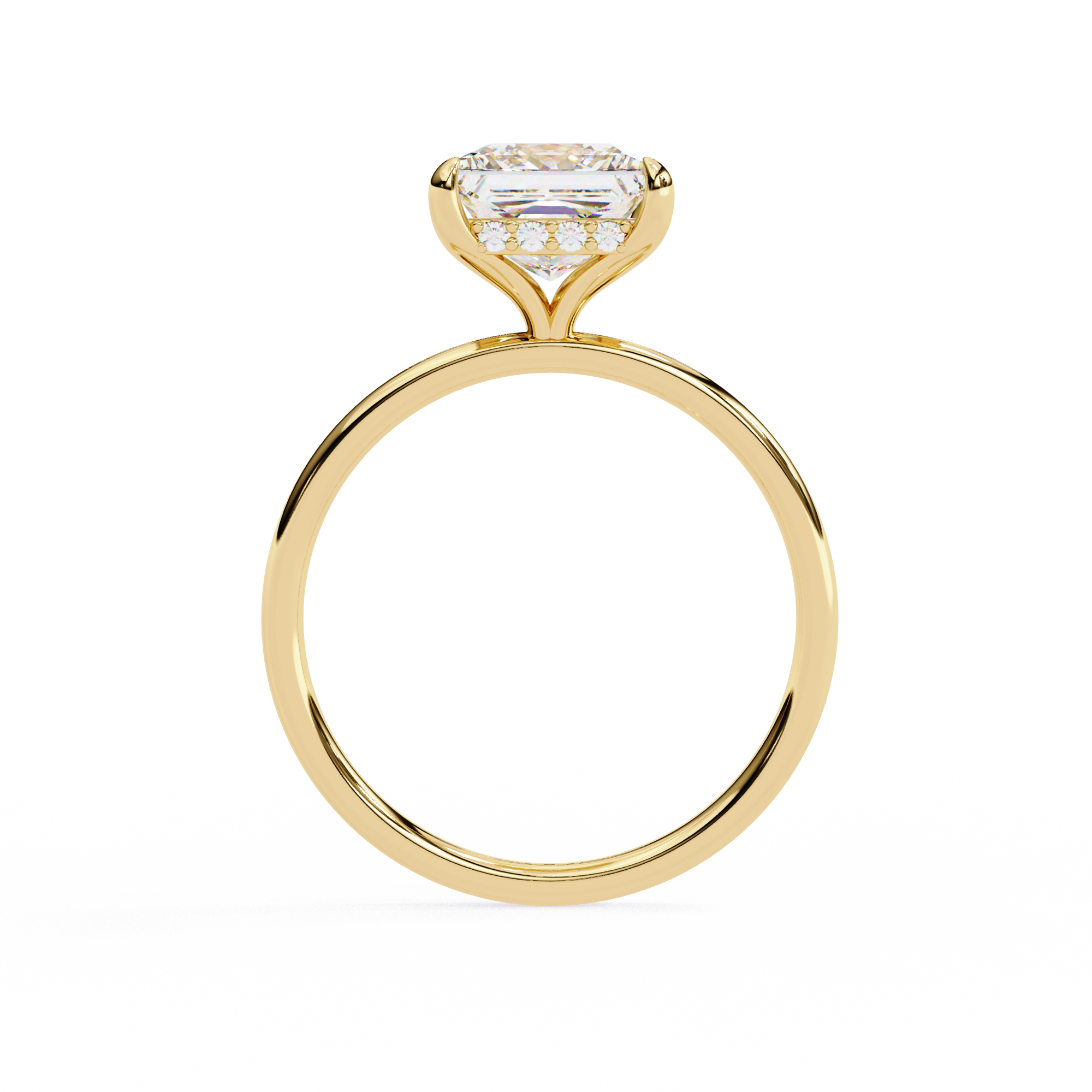 Luna Solitaire Ring