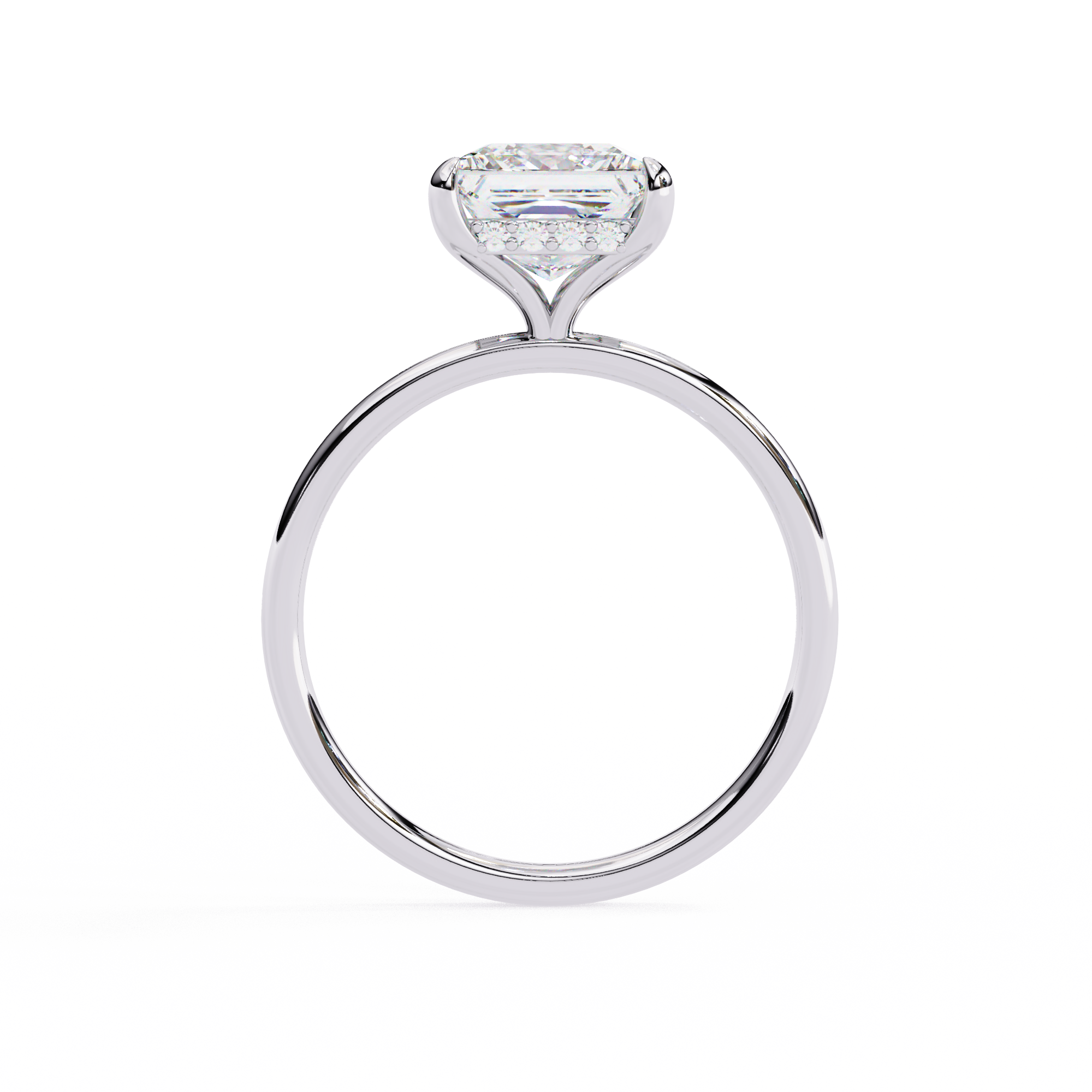 Luna Solitaire Ring