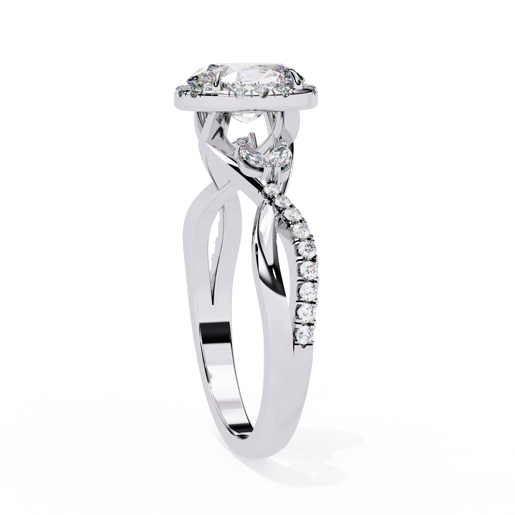 Katniss Solitaire Ring