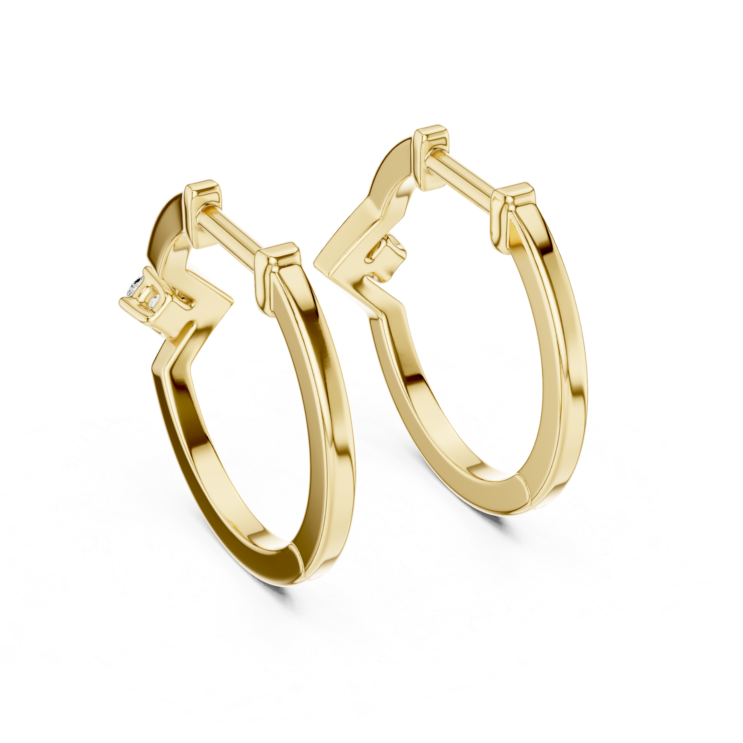Anais Solitaire Earring