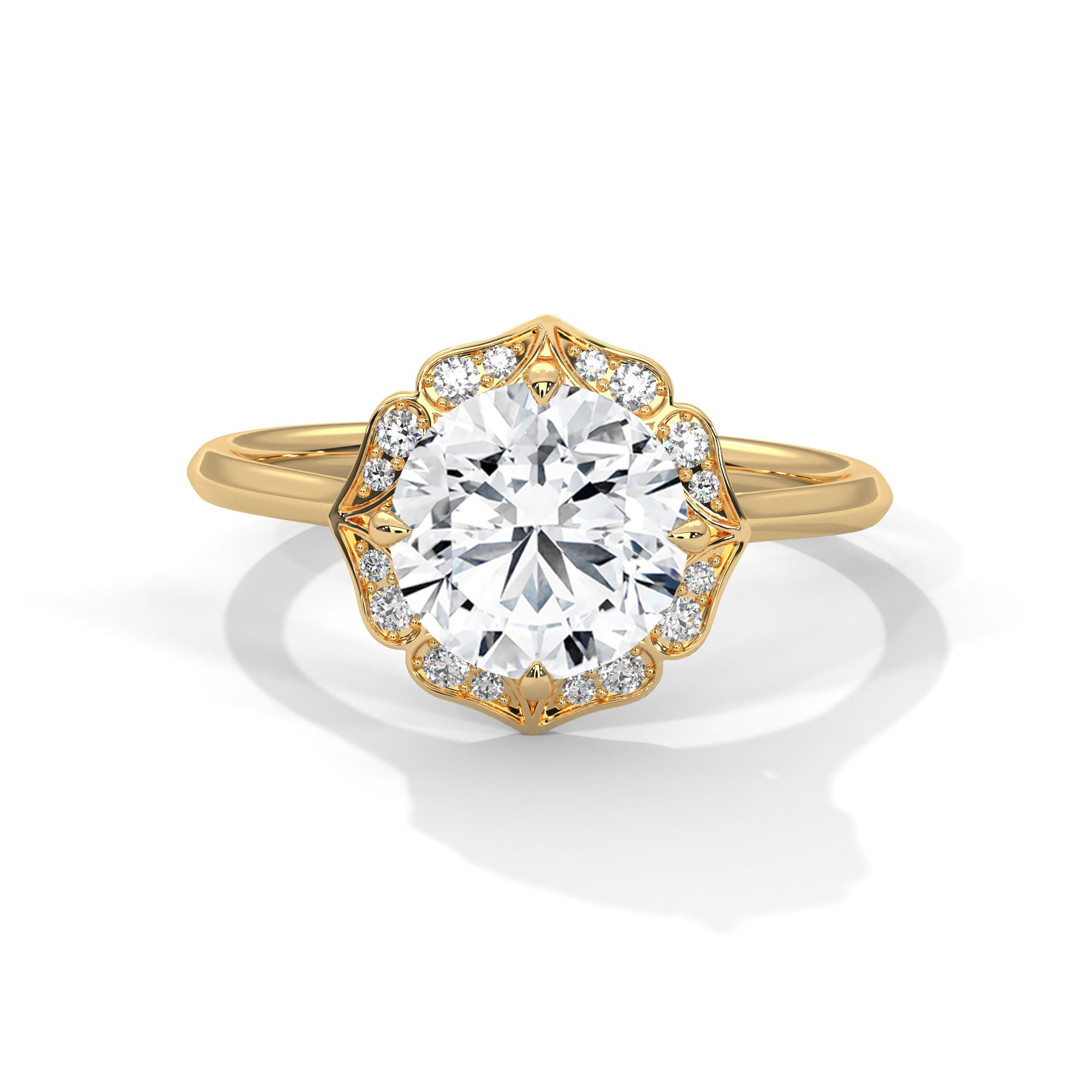 Verve Solitaire Ring