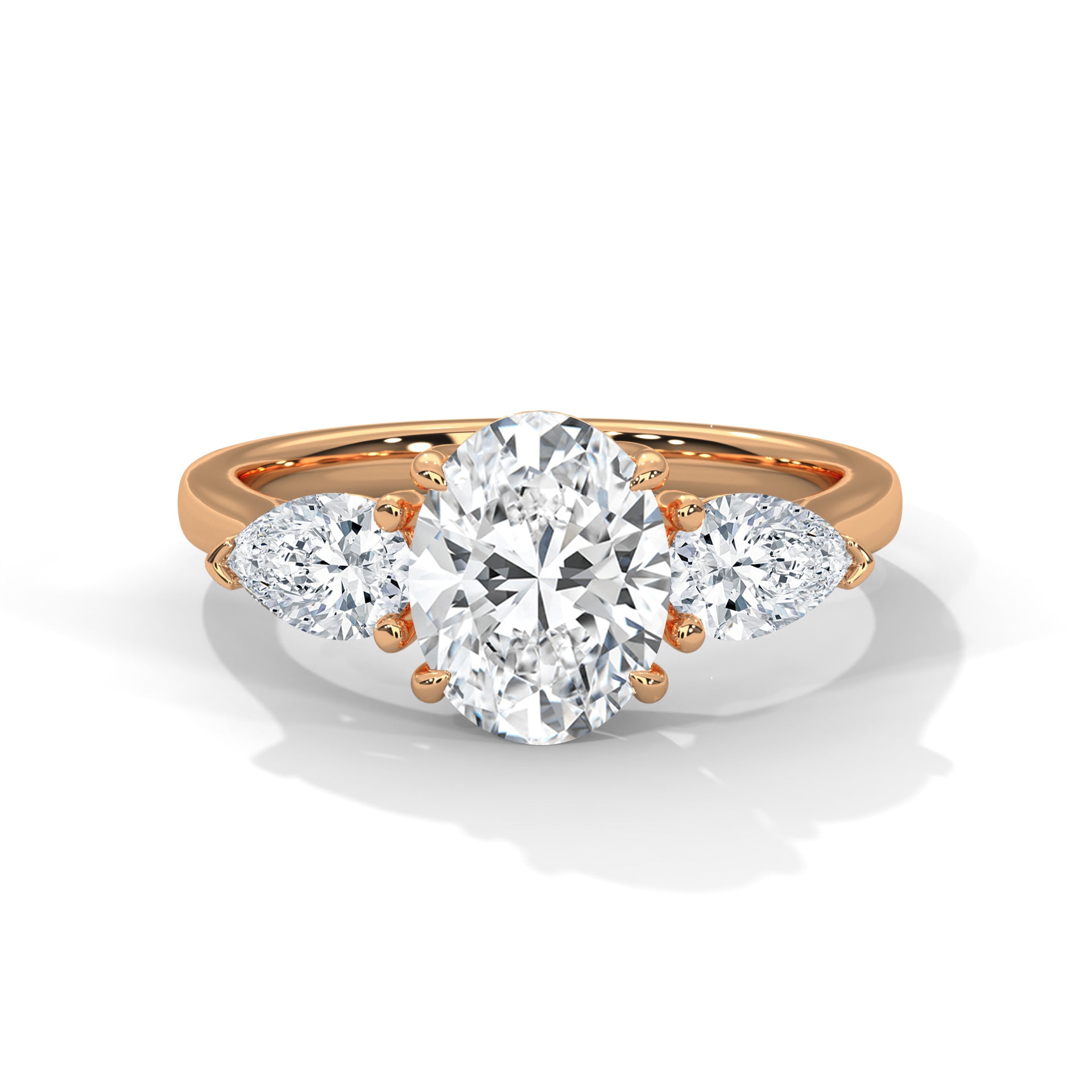 Zara Three Sone Ring
