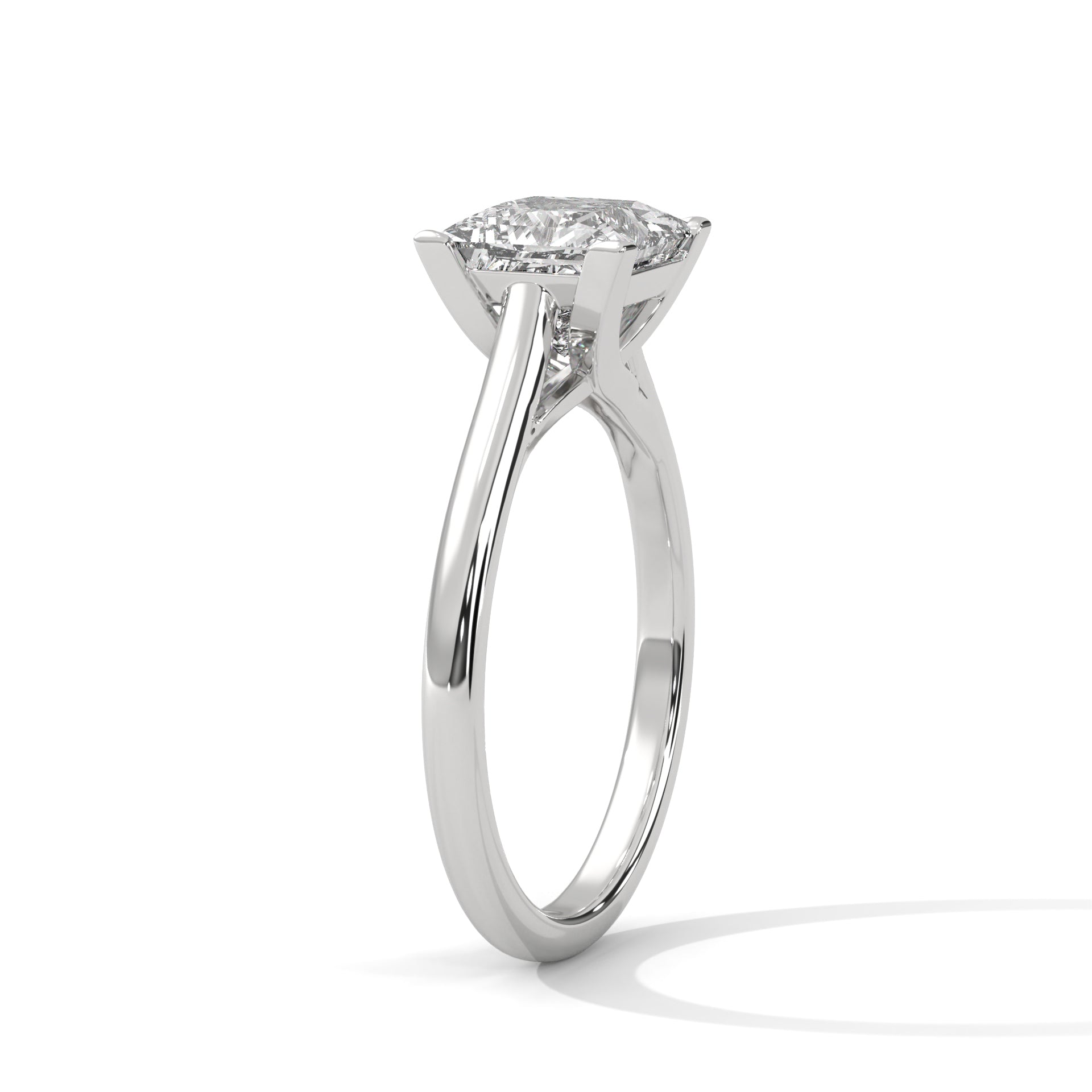Zinnia Solitaire Ring