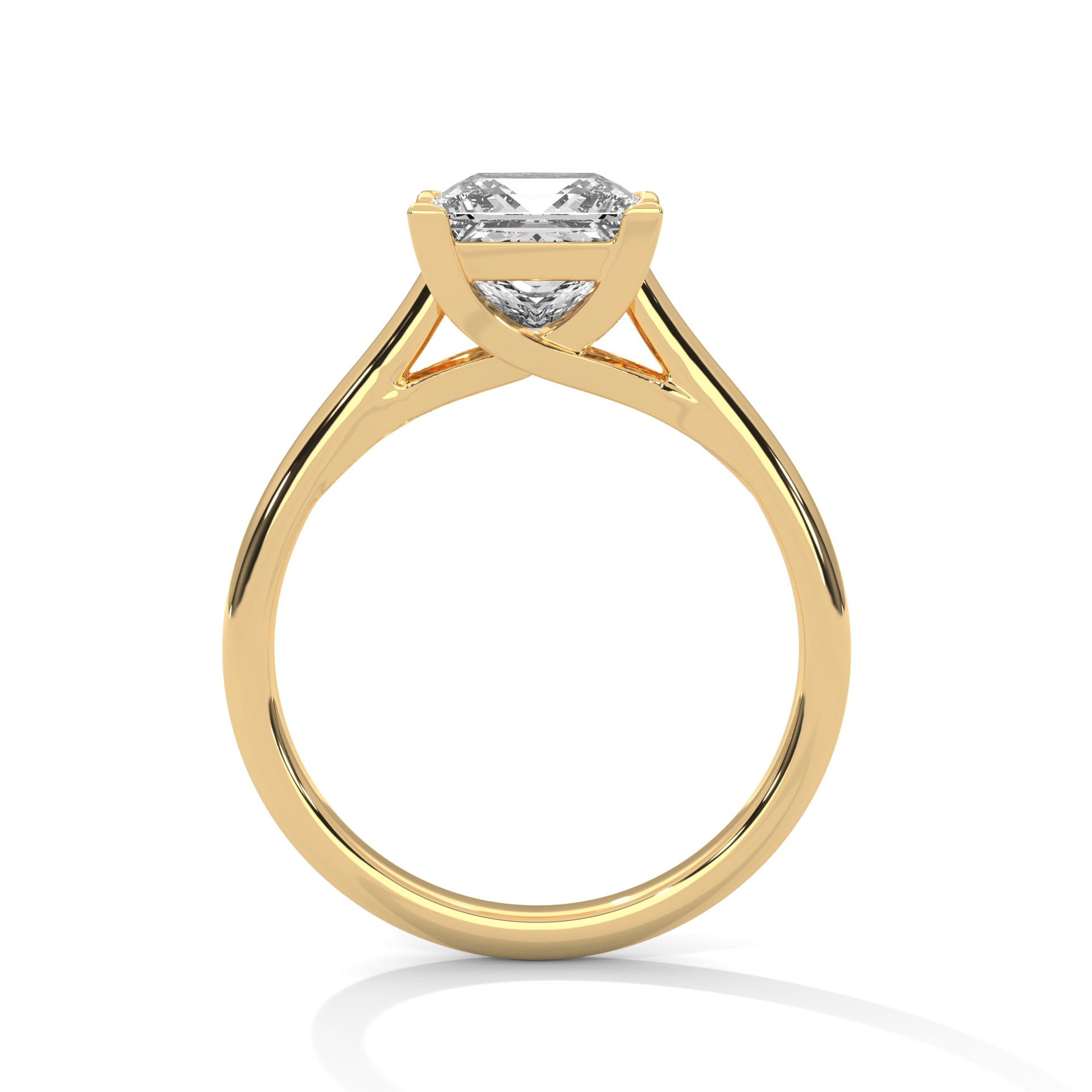 Zinnia Solitaire Ring