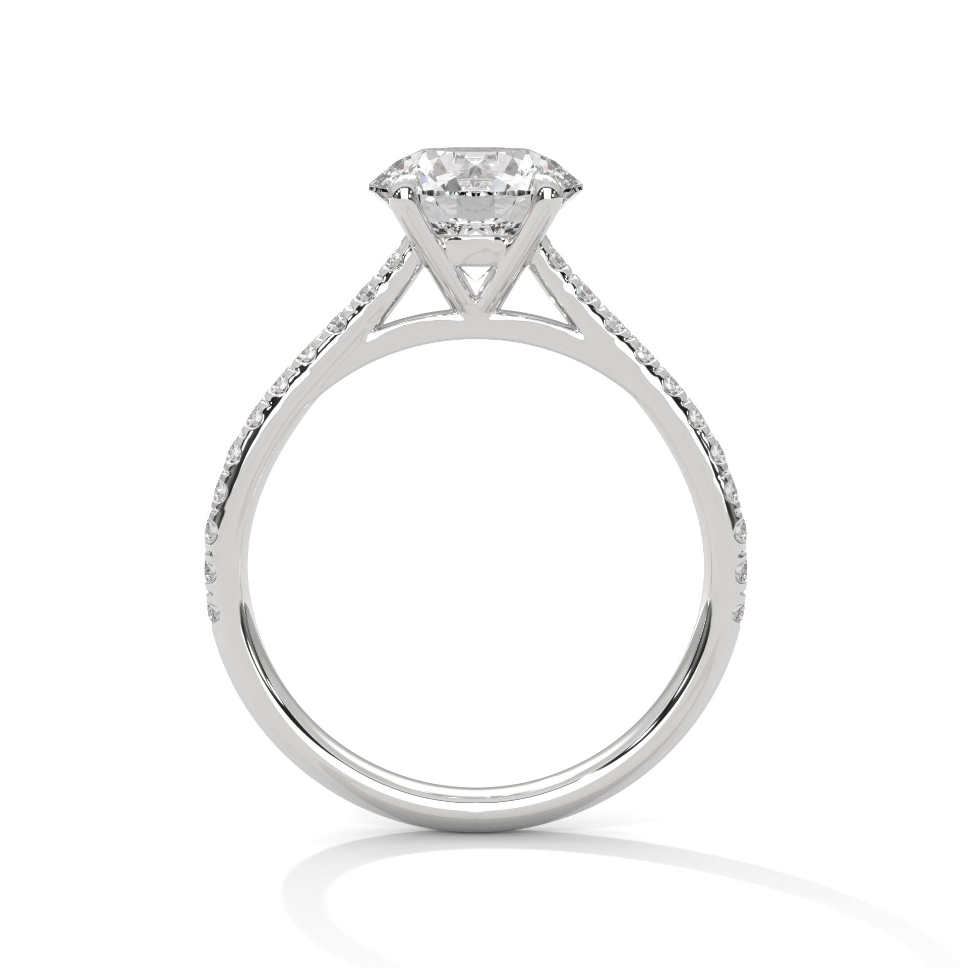 Iris Solitaire Ring