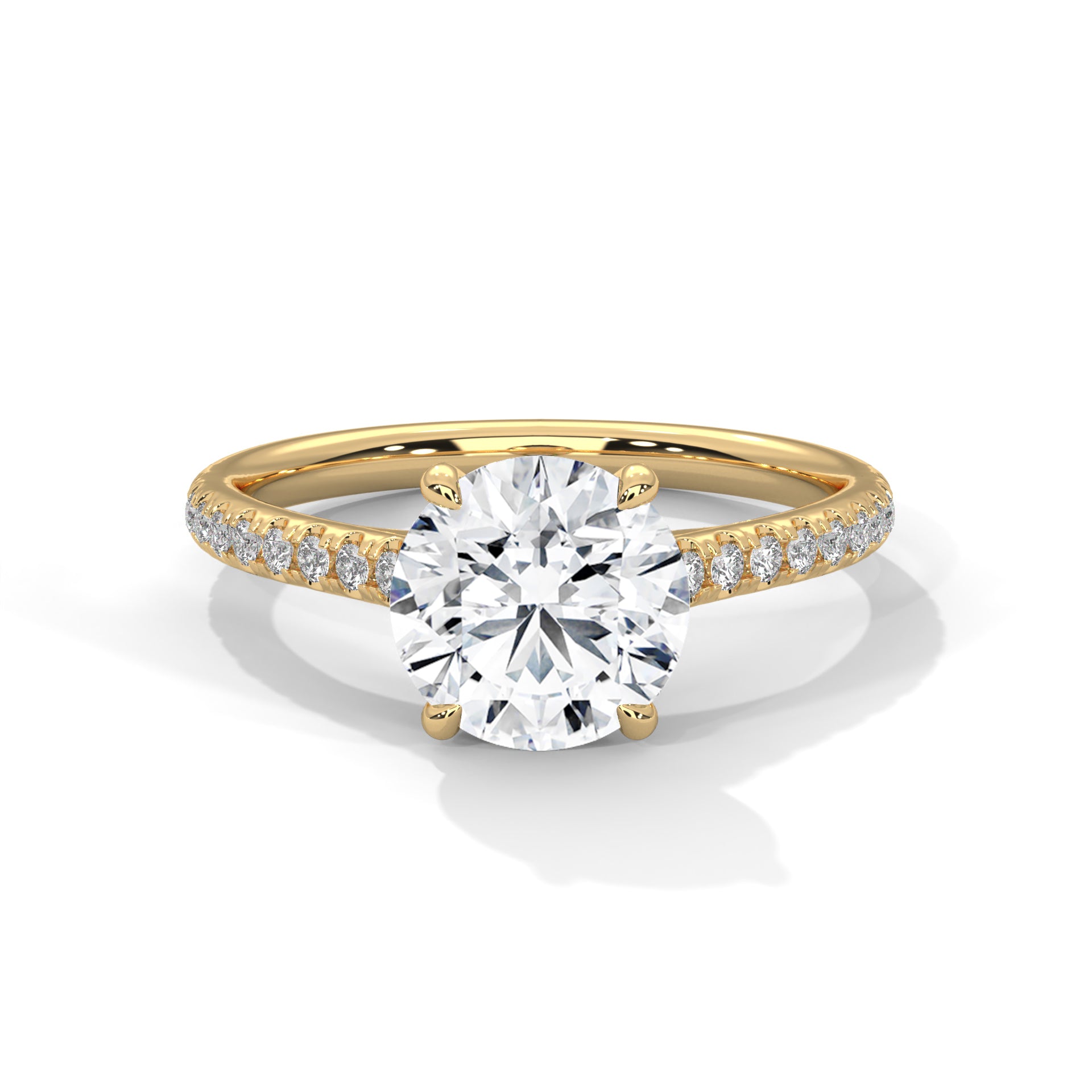 Iris Solitaire Ring