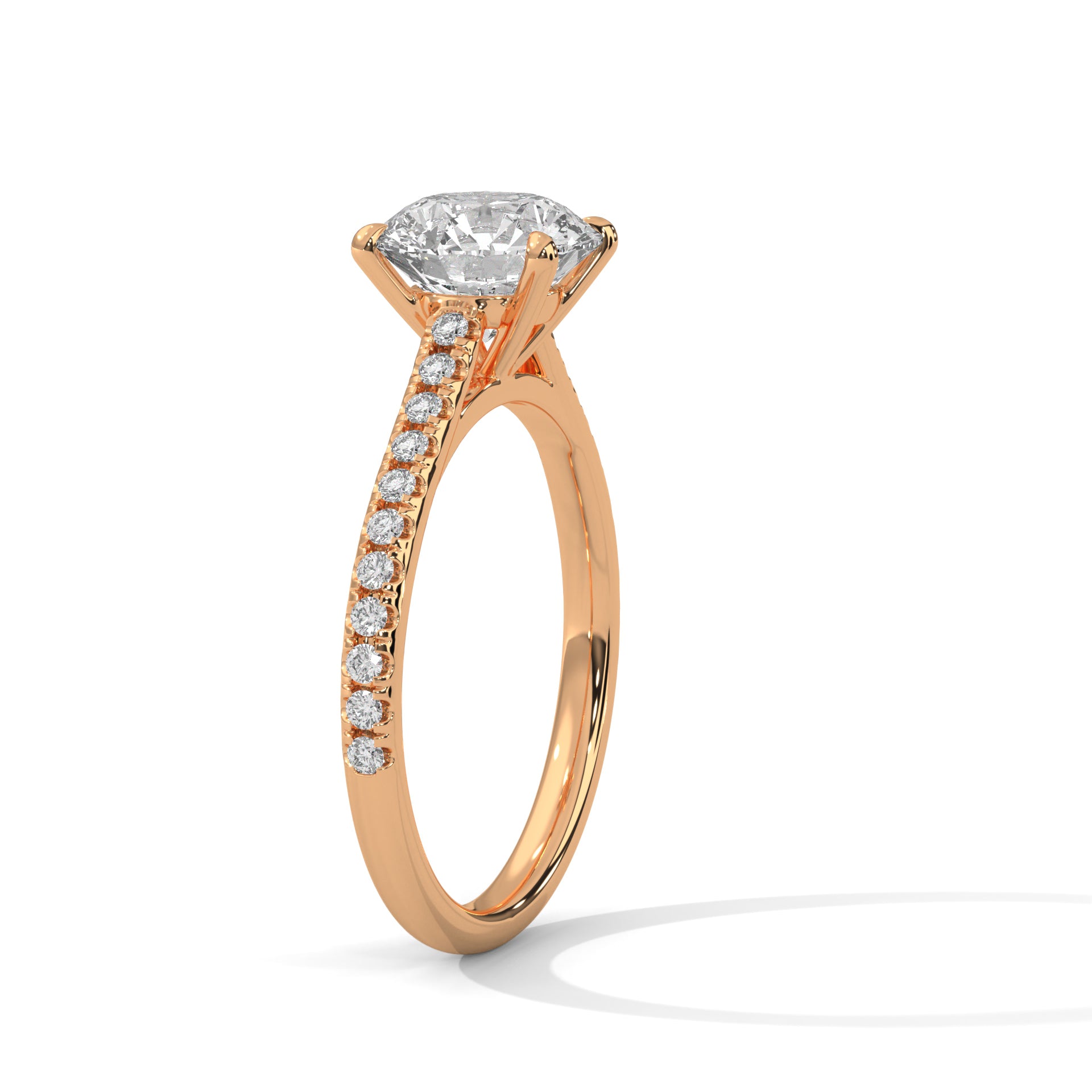 Iris Solitaire Ring