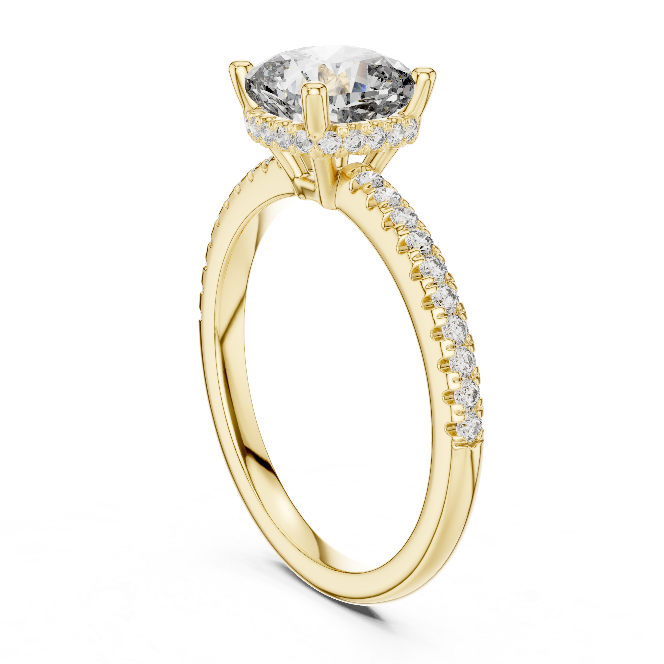 Lily Solitaire Ring