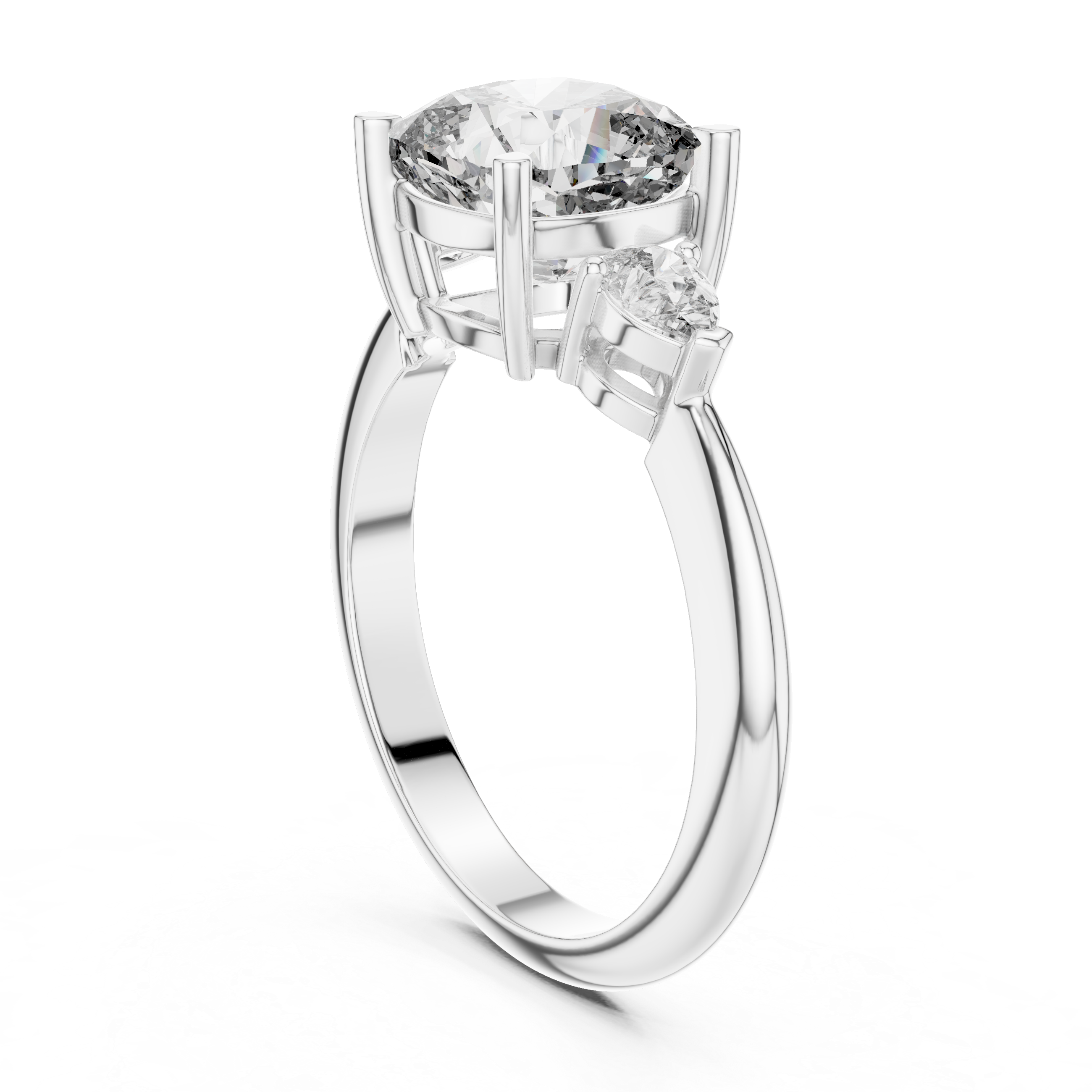 Hope Three Sone Ring