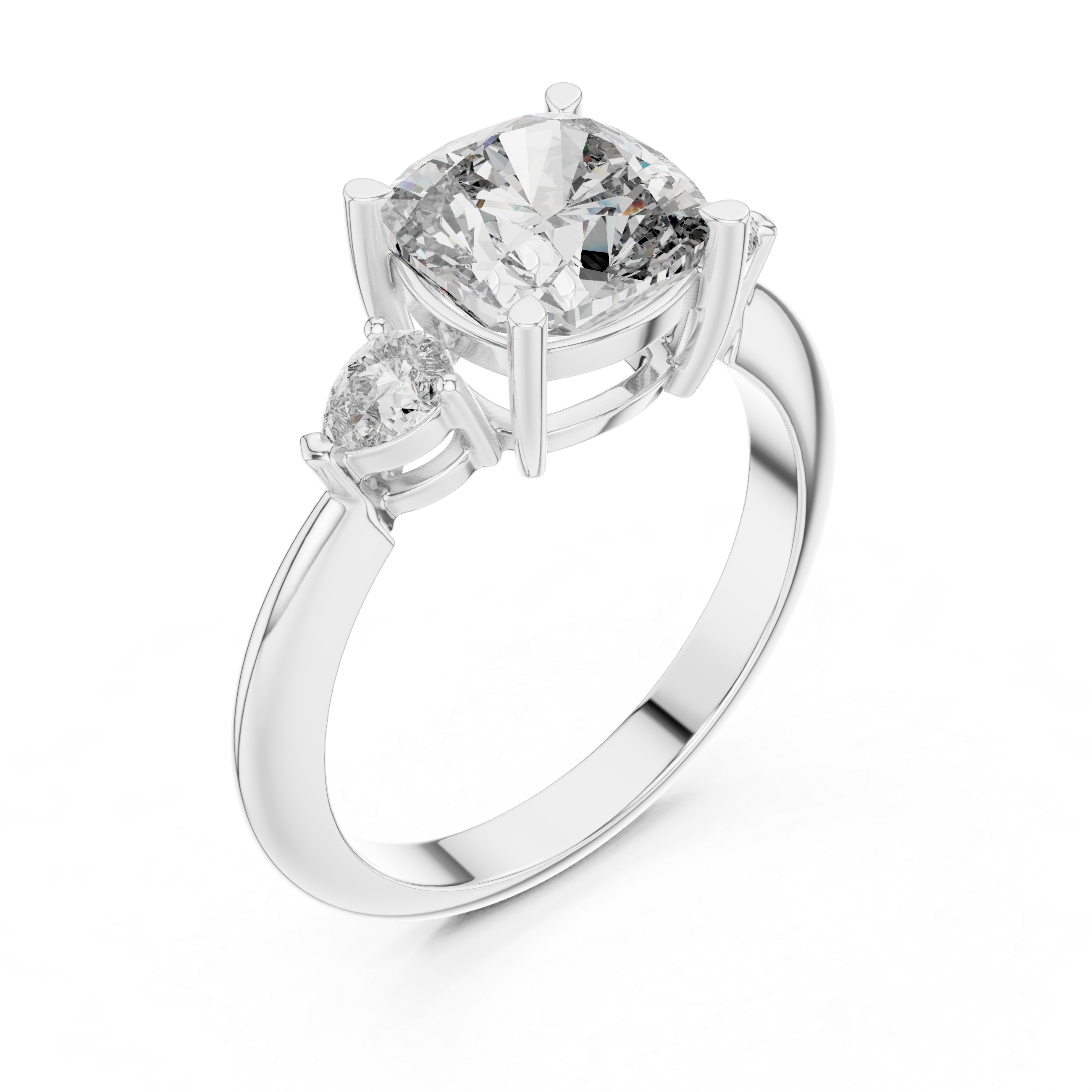 Hope Three Sone Ring