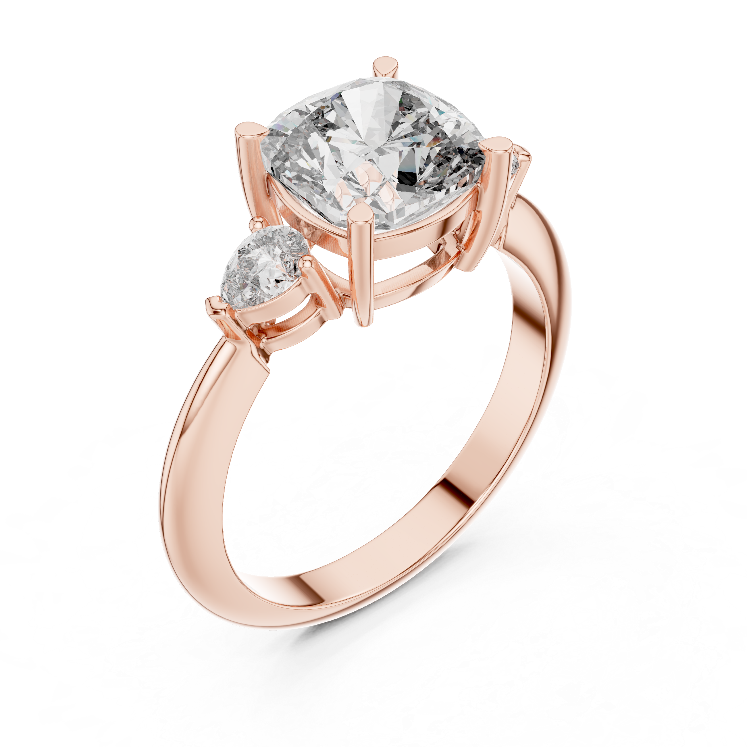 Hope Three Sone Ring