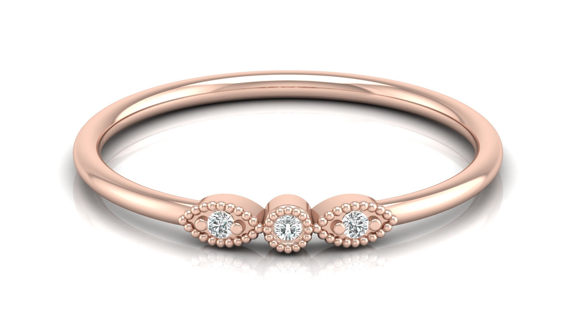 Rose Diamond Band