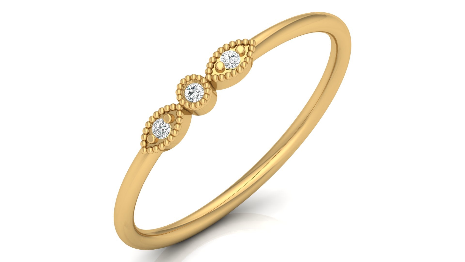 Rose Diamond Band