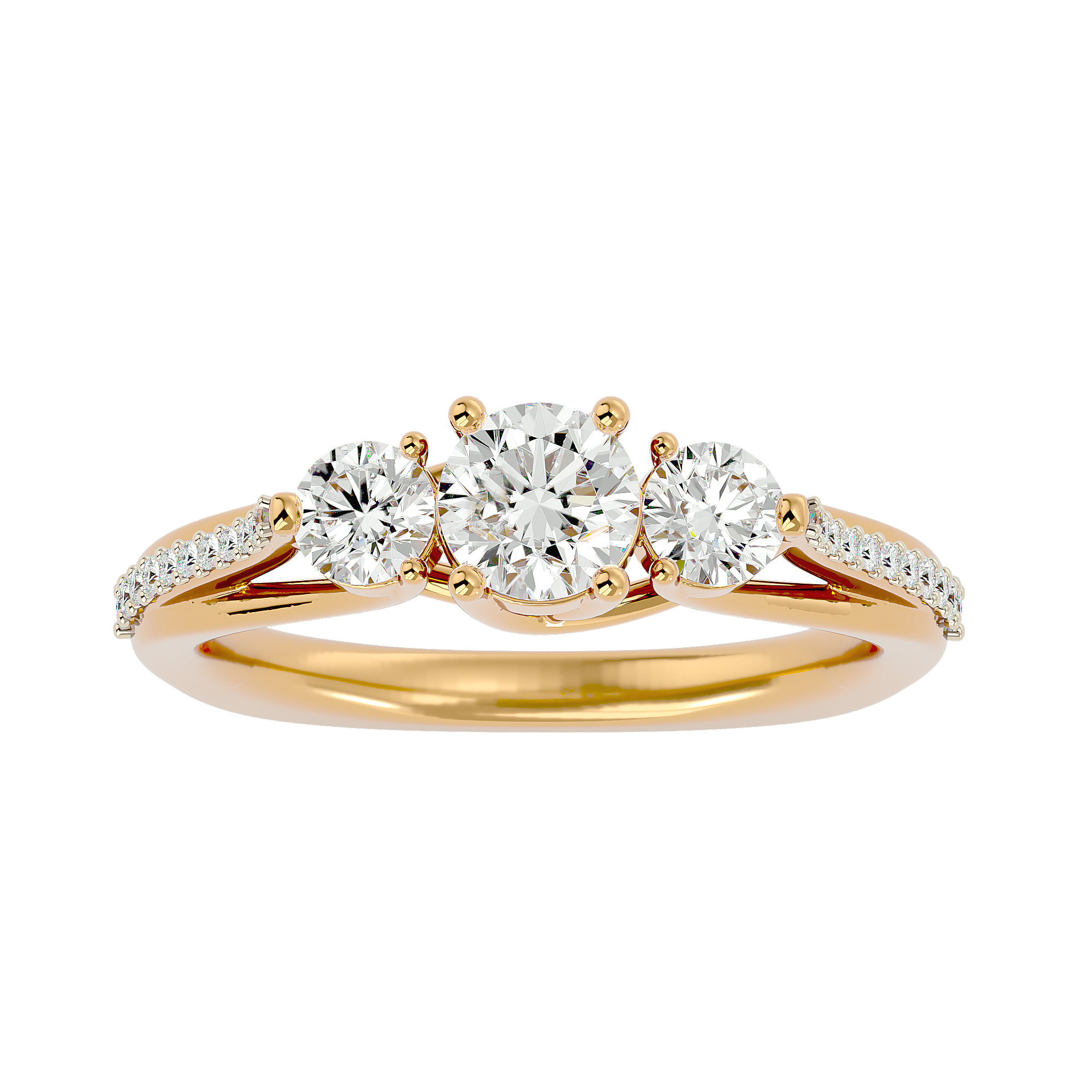 Margaret Three Sone Ring