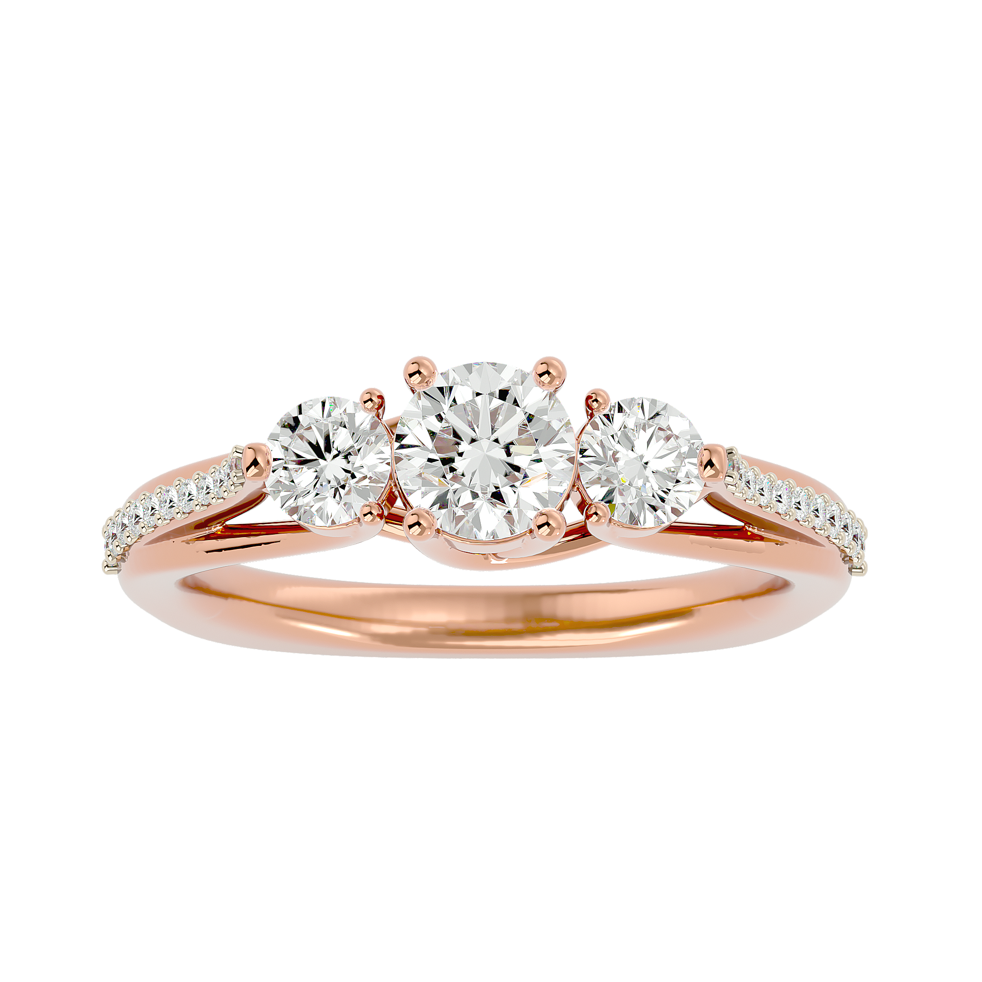 Margaret Three Sone Ring