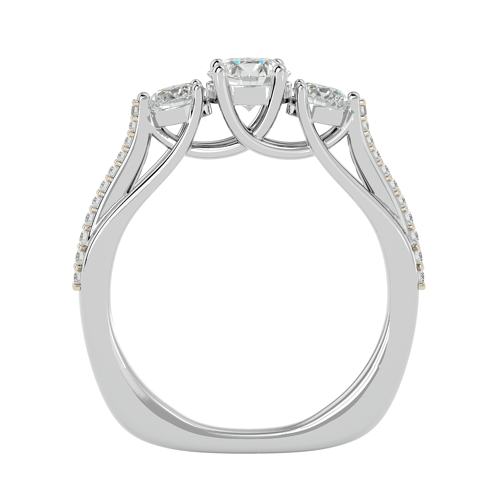 Margaret Three Sone Ring