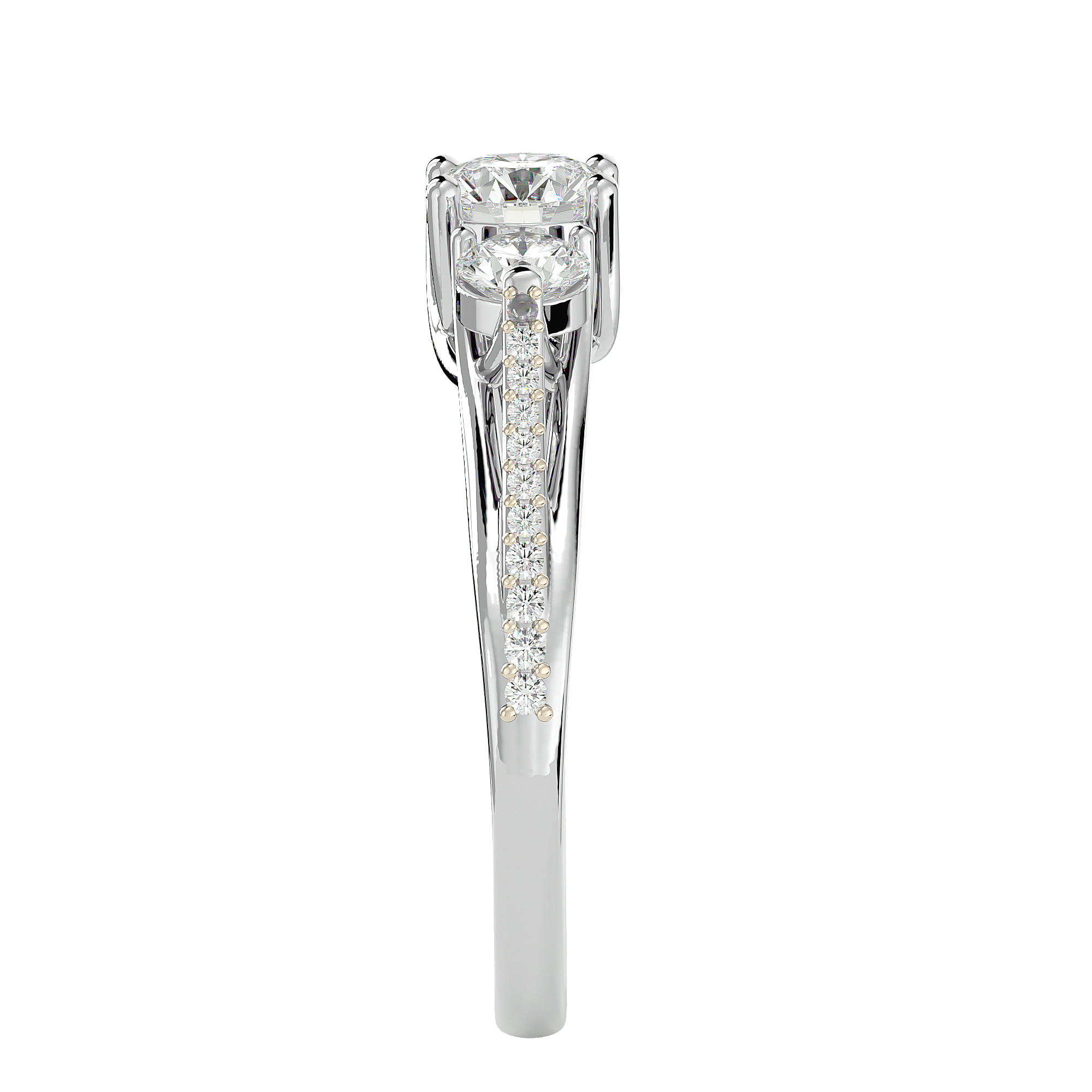 Margaret Three Sone Ring