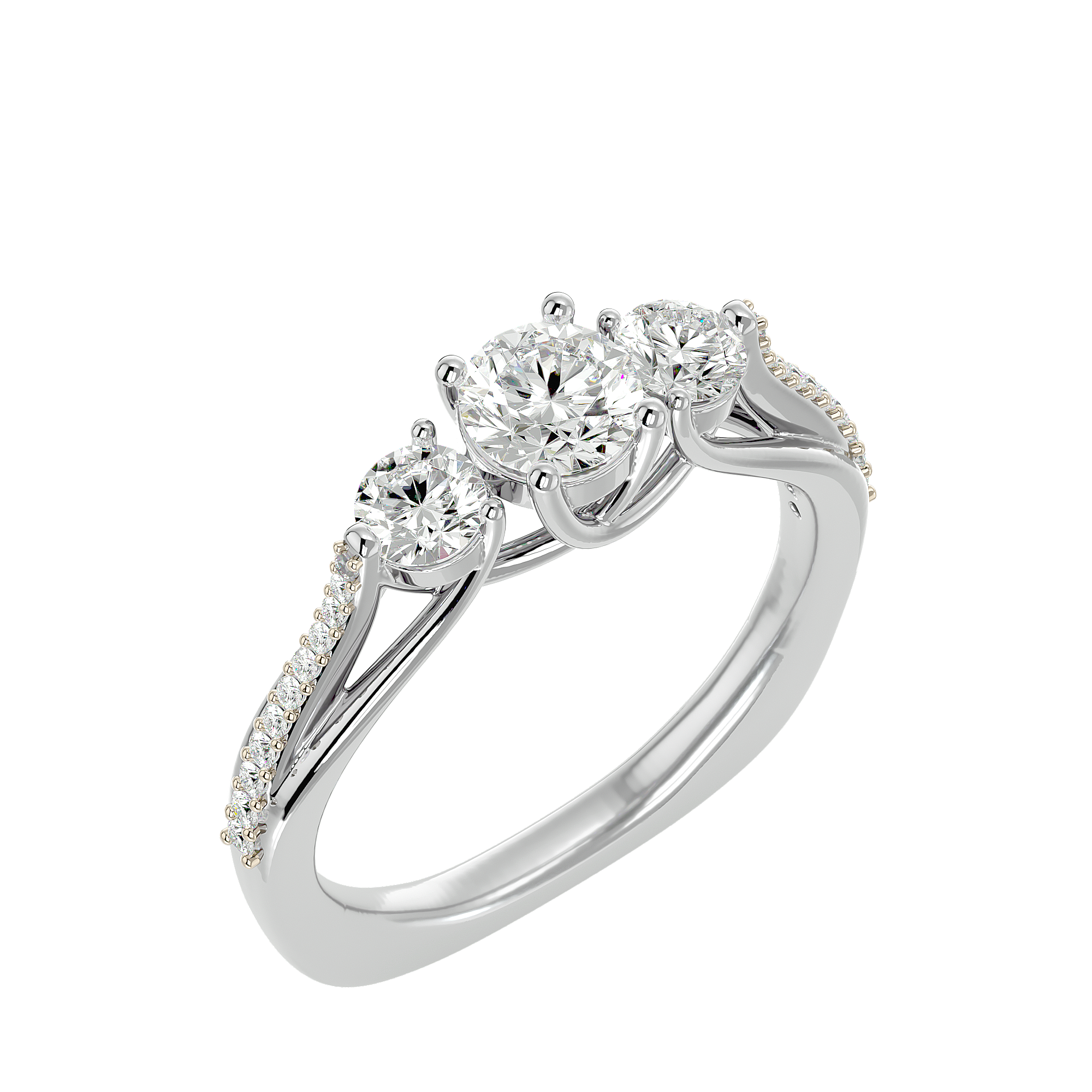 Margaret Three Sone Ring