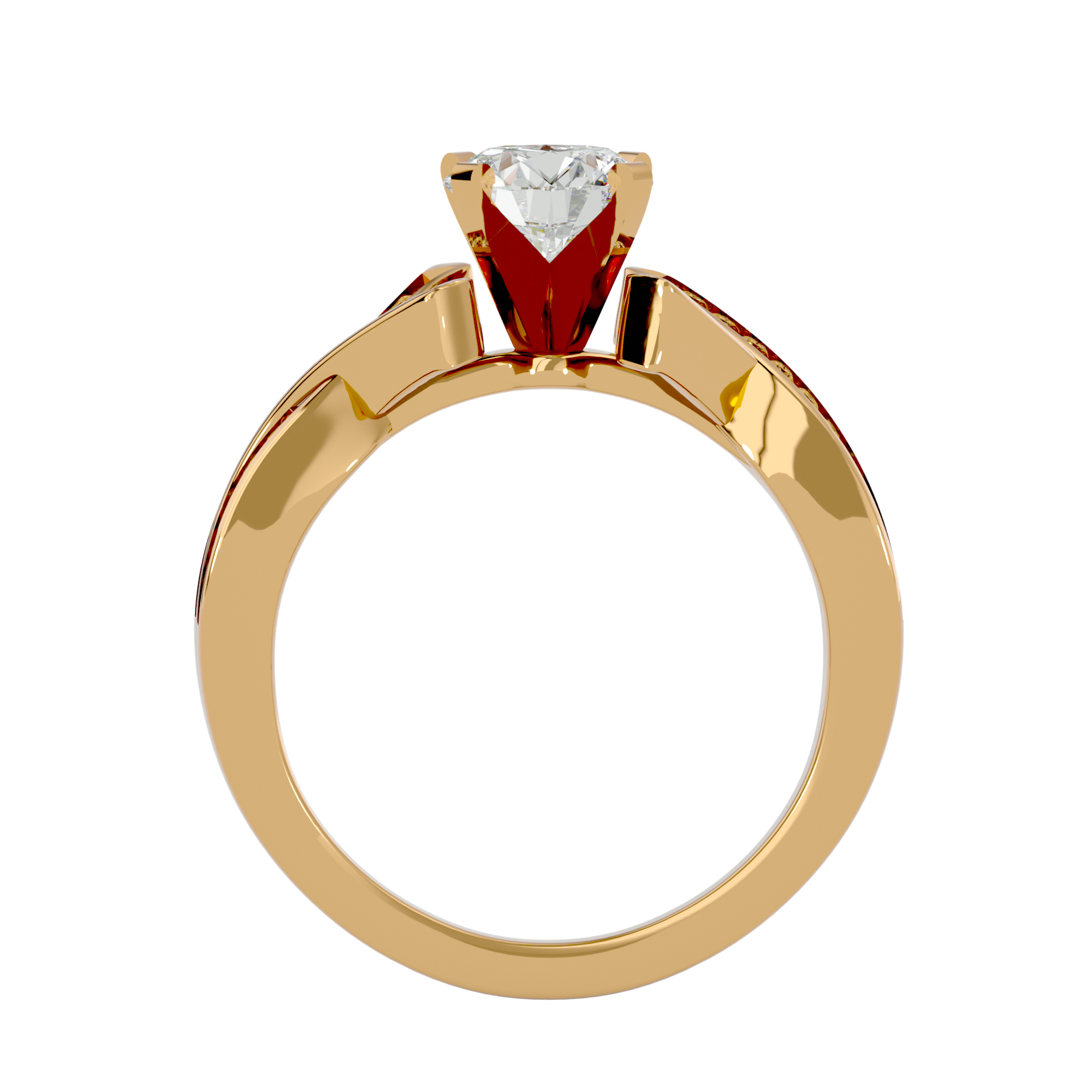 Zephyr Solitaire Ring